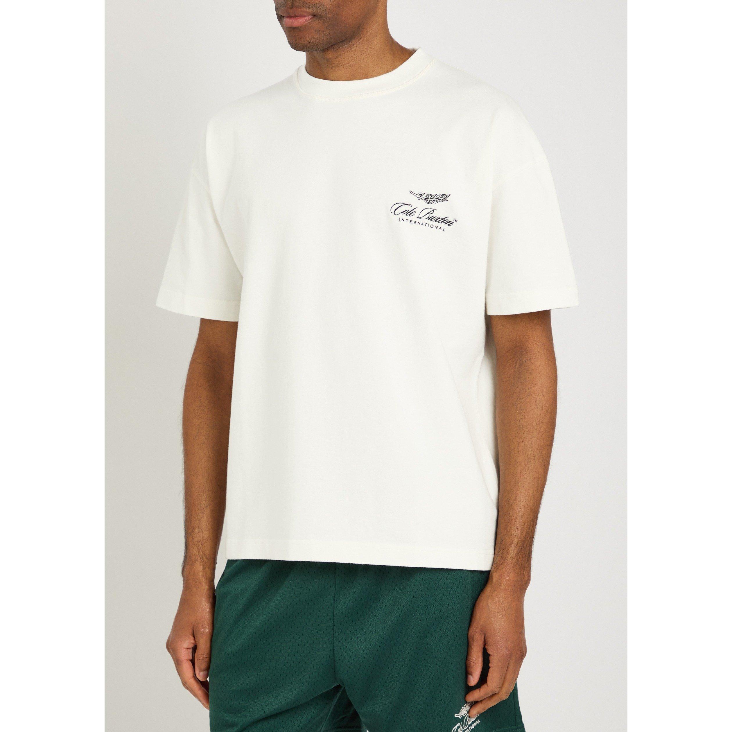 WHITE - Cole Buxton - Men's International Cotton Oversized-Fit T-Shirt - 2