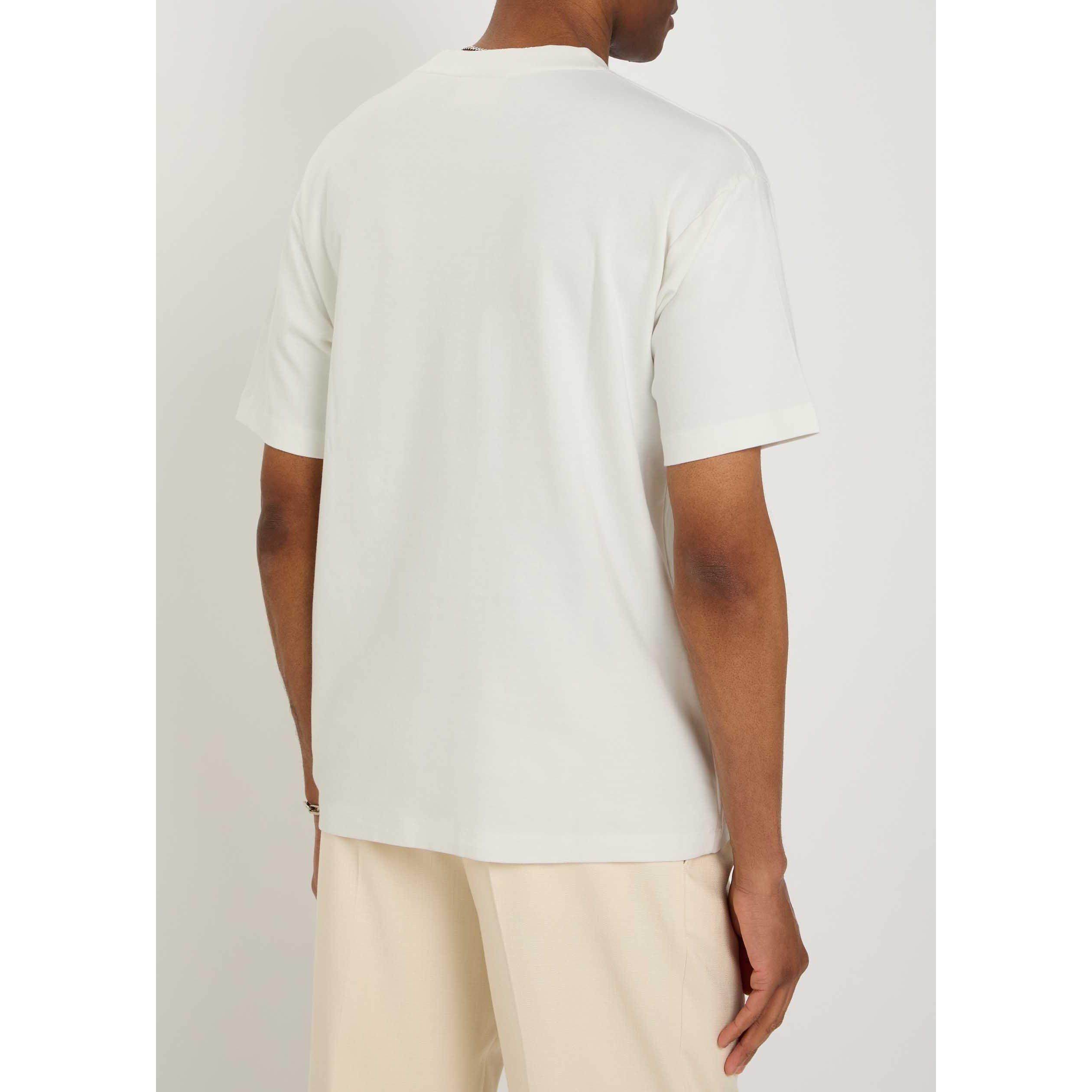 OFF WHITE - Drole De Monsieur - DROLE T-shirt Slogan Palmiers - 3