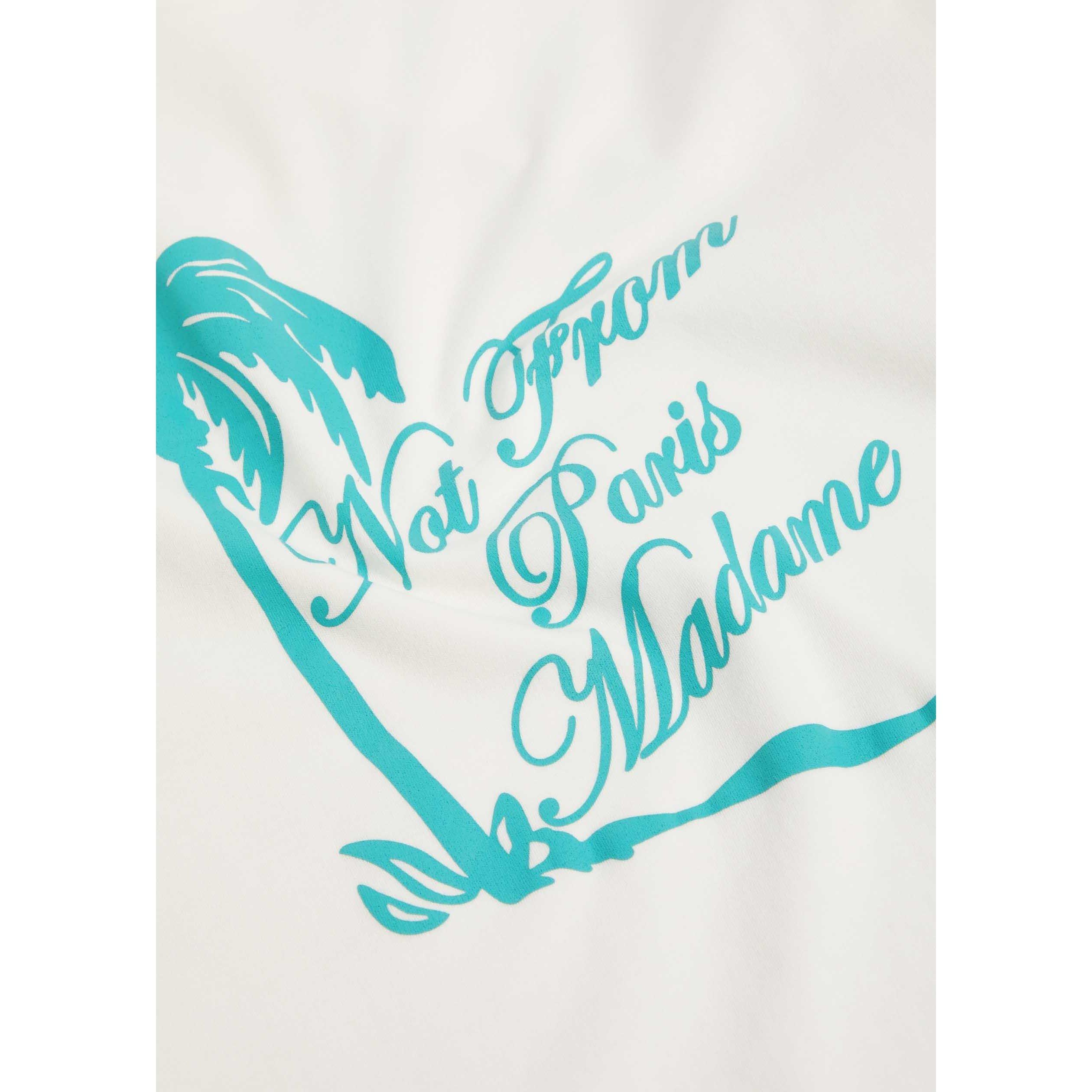 OFF WHITE - Drole De Monsieur - DROLE T-shirt Slogan Palmiers - 4
