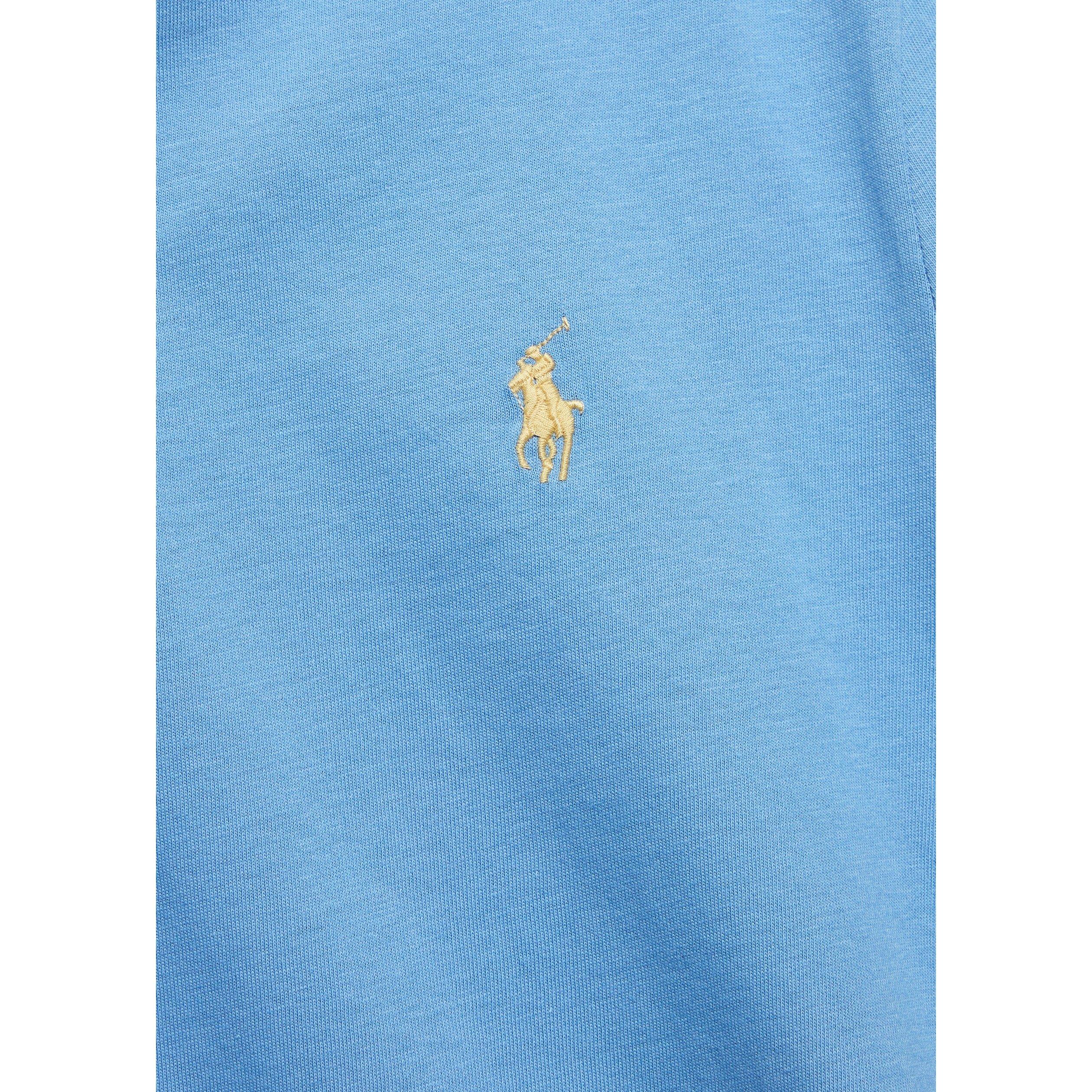 BLUE - Polo Ralph Lauren - Men's Cotton Short-Sleeve Crew-Neck T-Shirt - 4