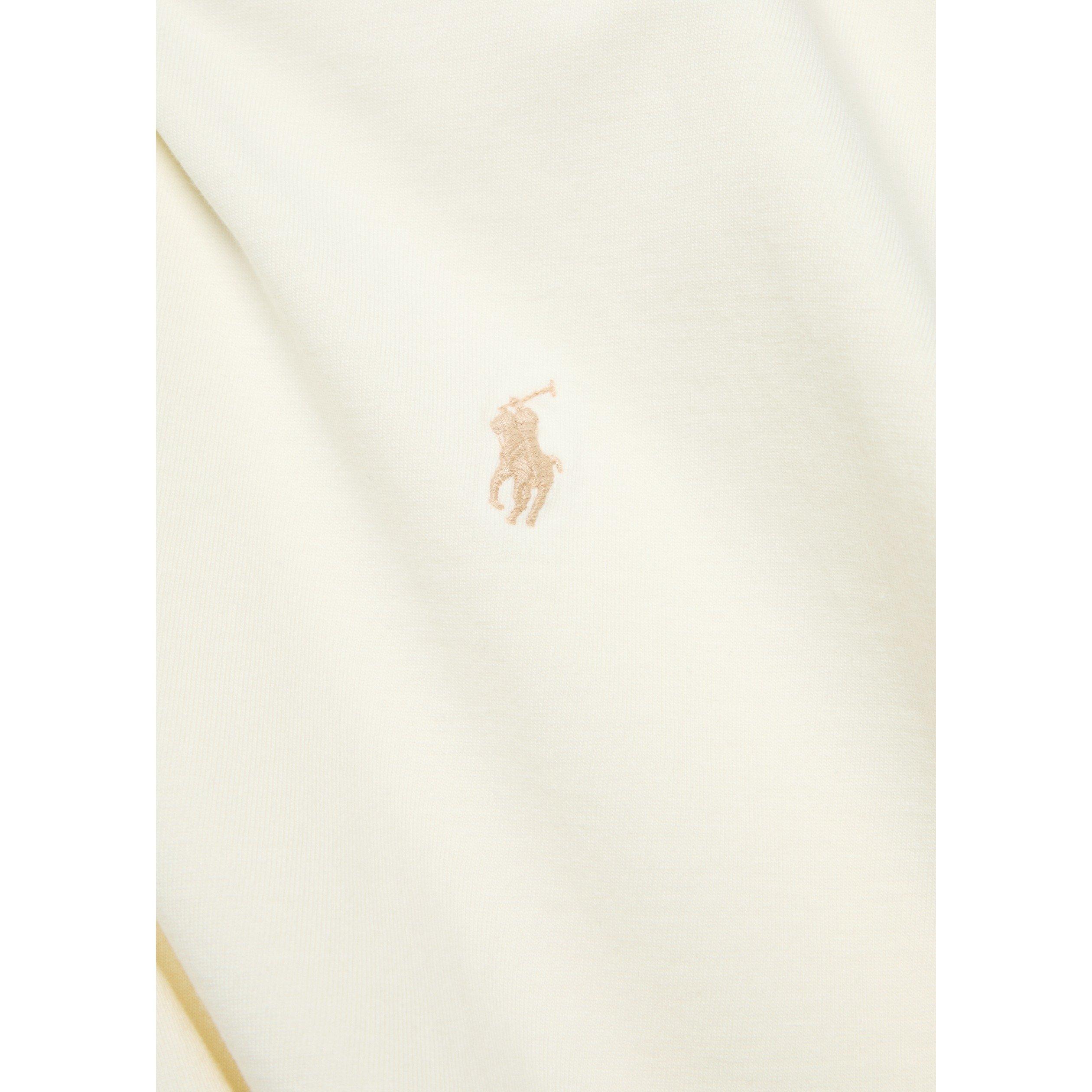 CREAM - Polo Ralph Lauren - Men's Cotton Short-Sleeve Crew Neck T-Shirt - 4