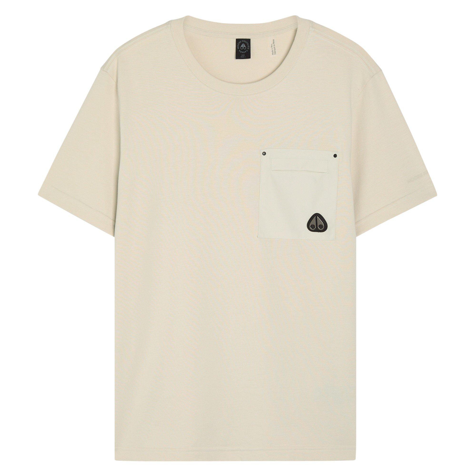 CREAM - Moose Knuckles - MK TEE SS PKT DALON