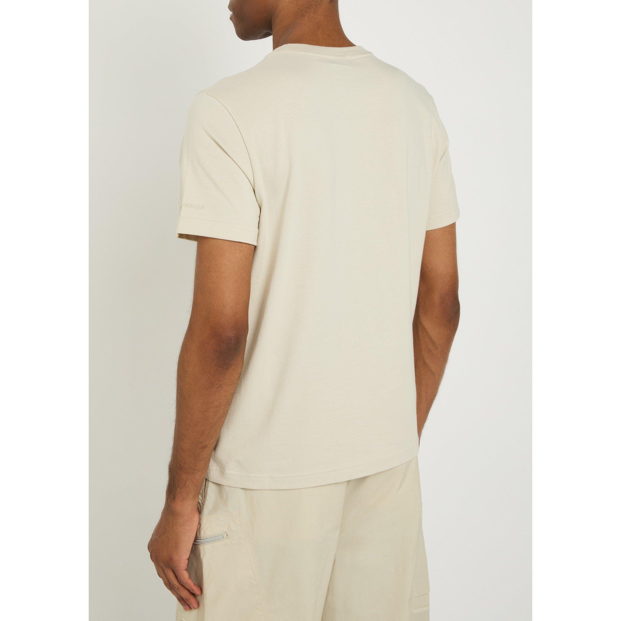 CREAM - Moose Knuckles - Men's Dalon Cotton Short-Sleeve Slim-Fit T-Shirt - 3