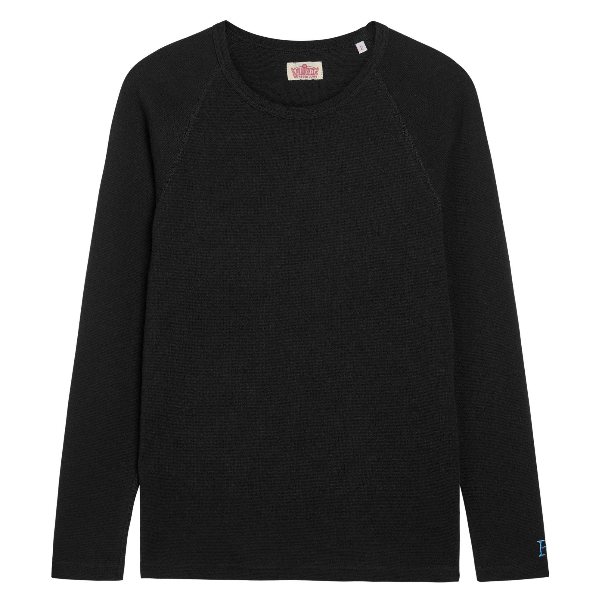 BLACK - Stretch Fraise - STRETCH FRAISE TEE LS
