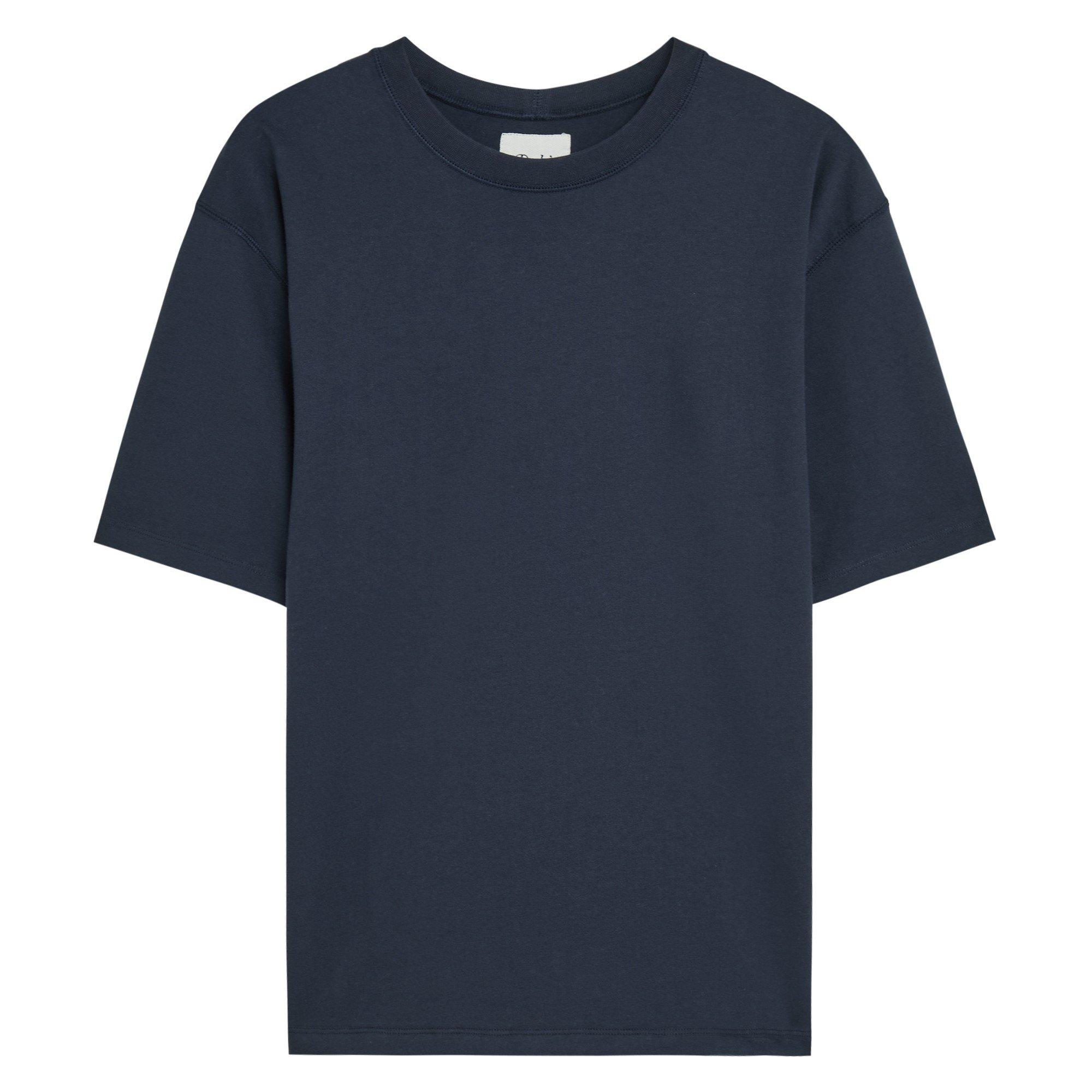 NAVY - Drakes - DRAKES HIKING TEE SS