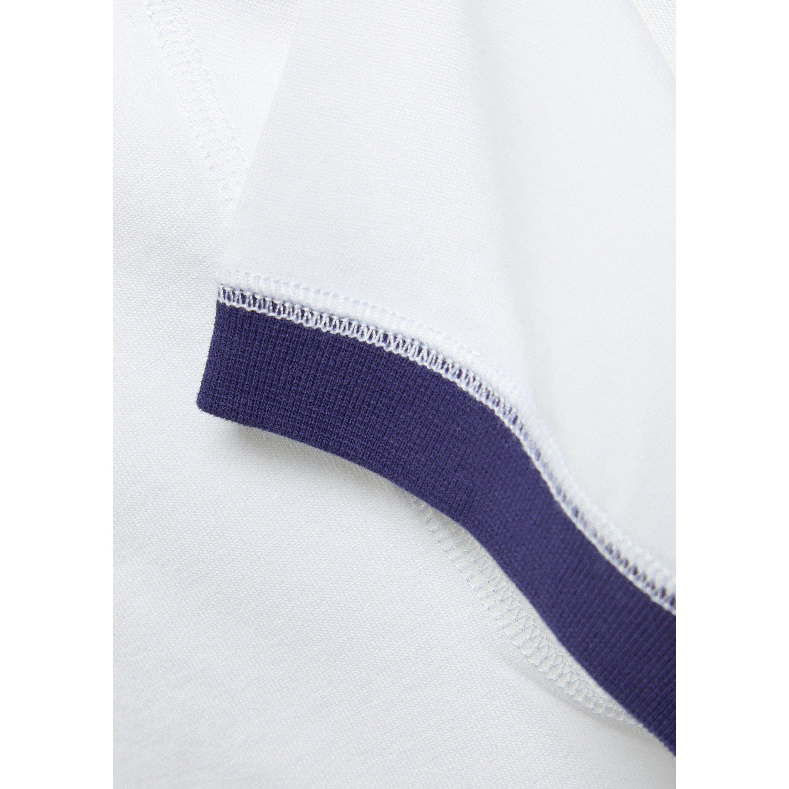WHITE AND OTHER - Drakes - Men's Ringer Short-Sleeve Cotton T-Shirt - 4
