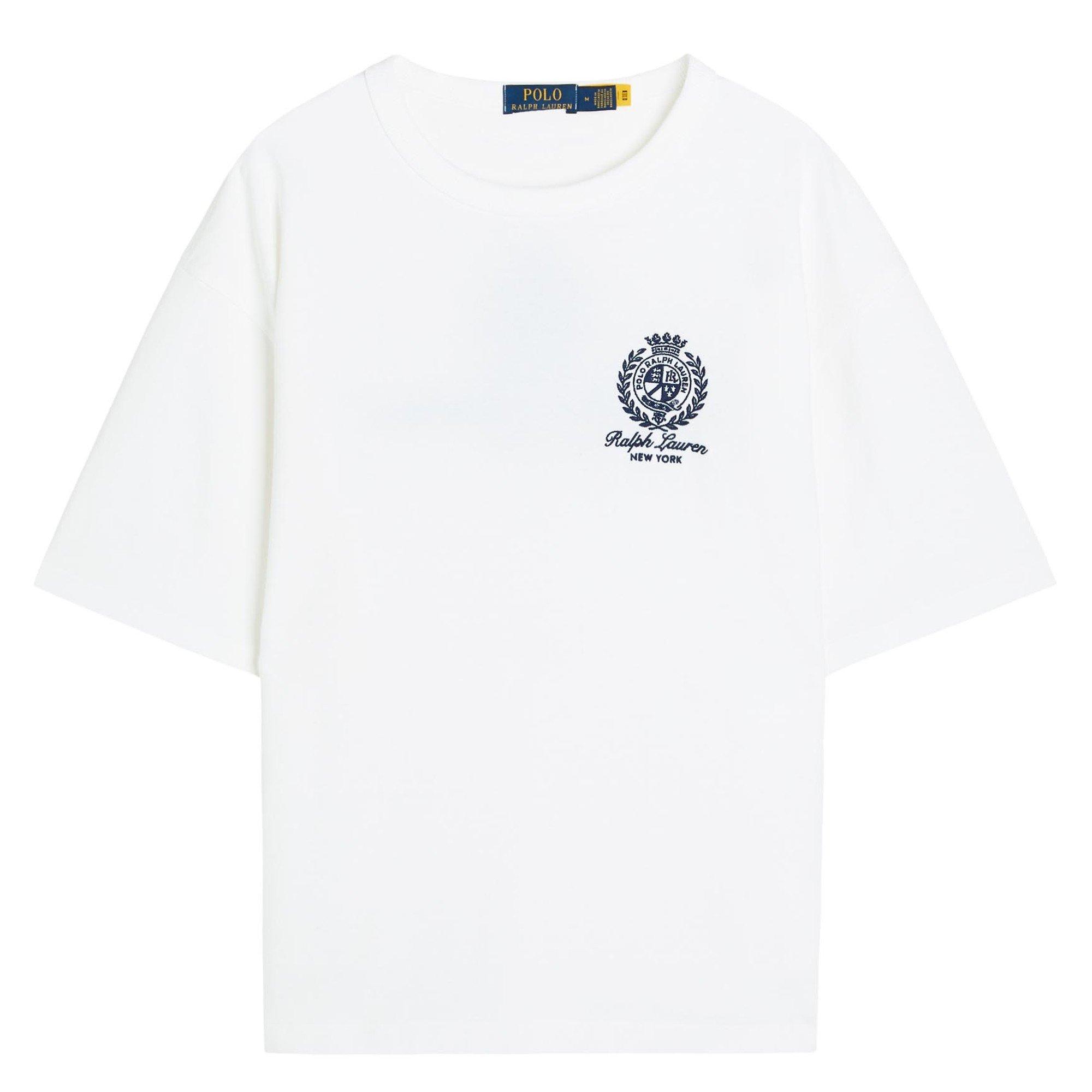 WHITE - Polo Ralph Lauren - PRL CREST LOGO TEE SS