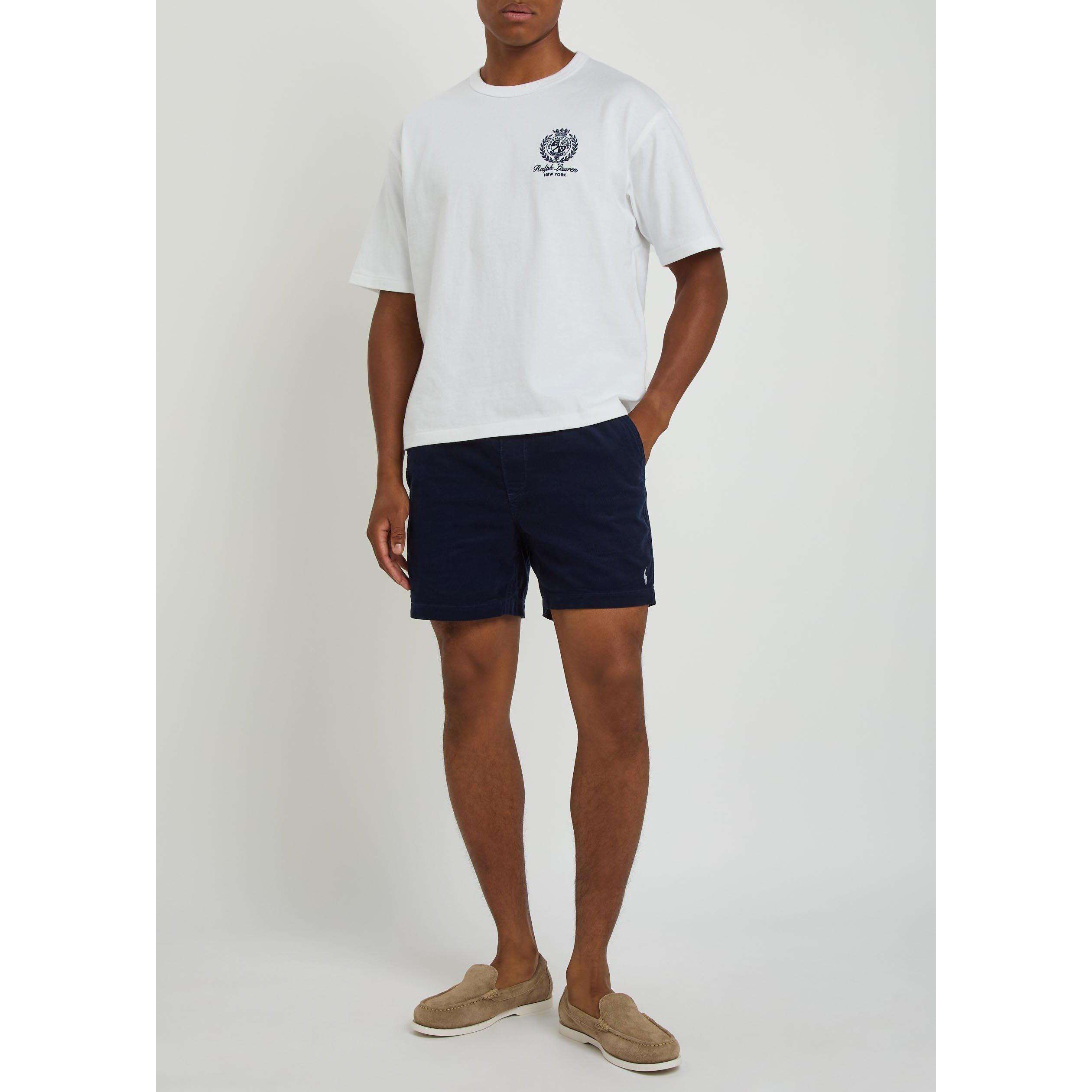 WHITE - Polo Ralph Lauren - Men's Crest Logo Cotton Short-Sleeve T-Shirt - 5