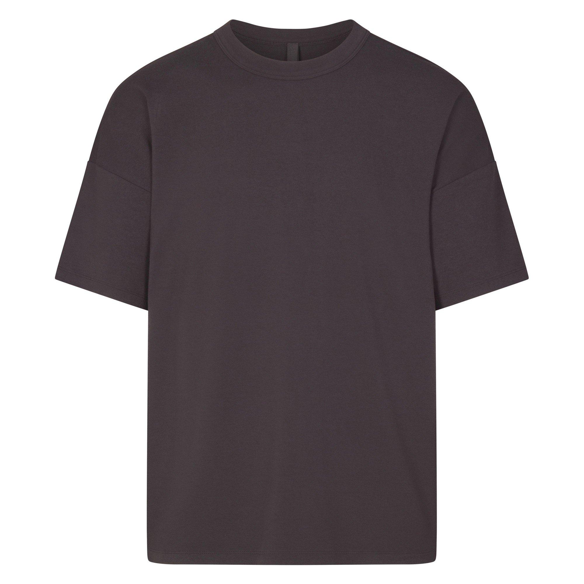 BROWN - SKIMS - SKIMS RELAXED T-SHIRT