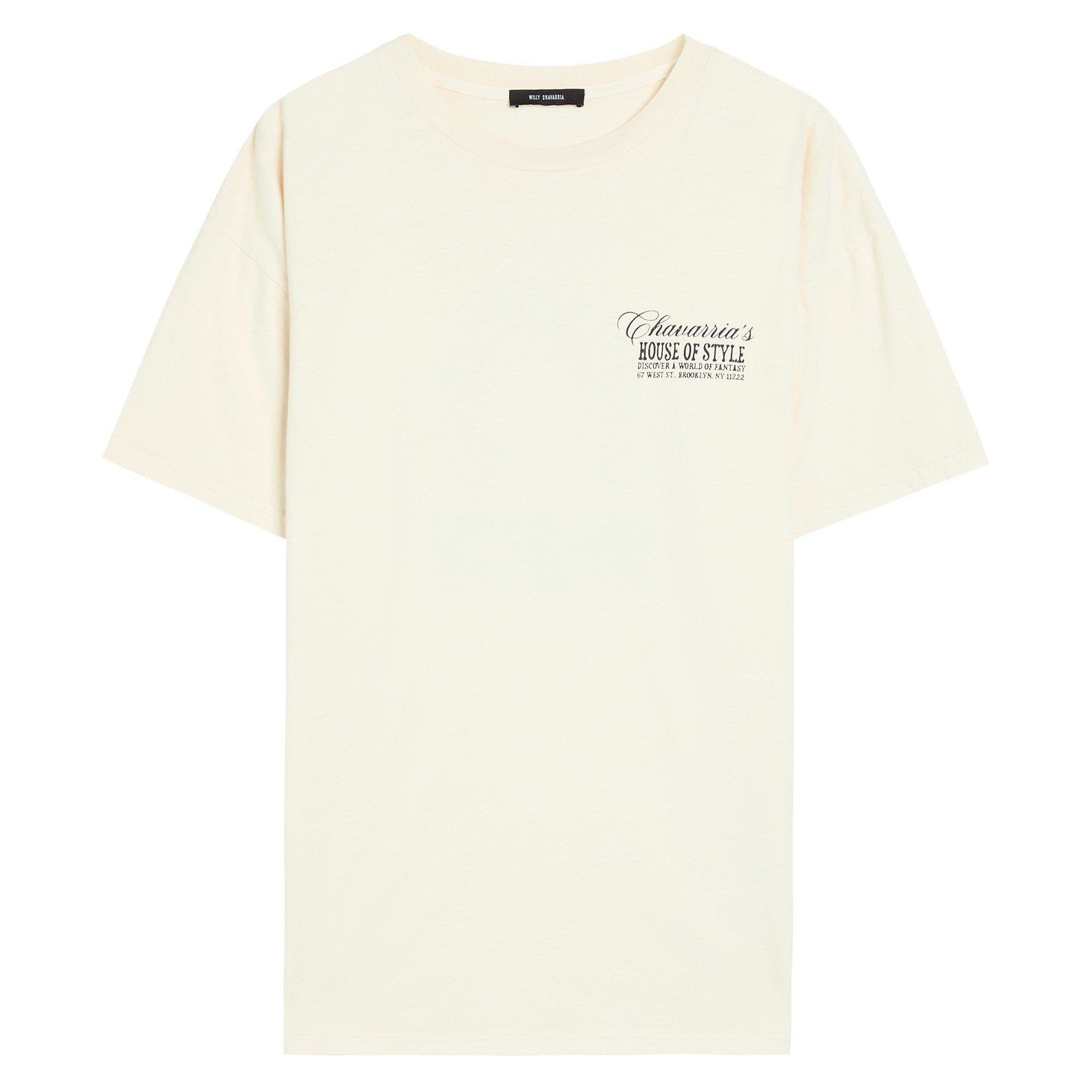 WHITE - Willy Chavarria - WC HOUSE OF STYLE EASY TEE