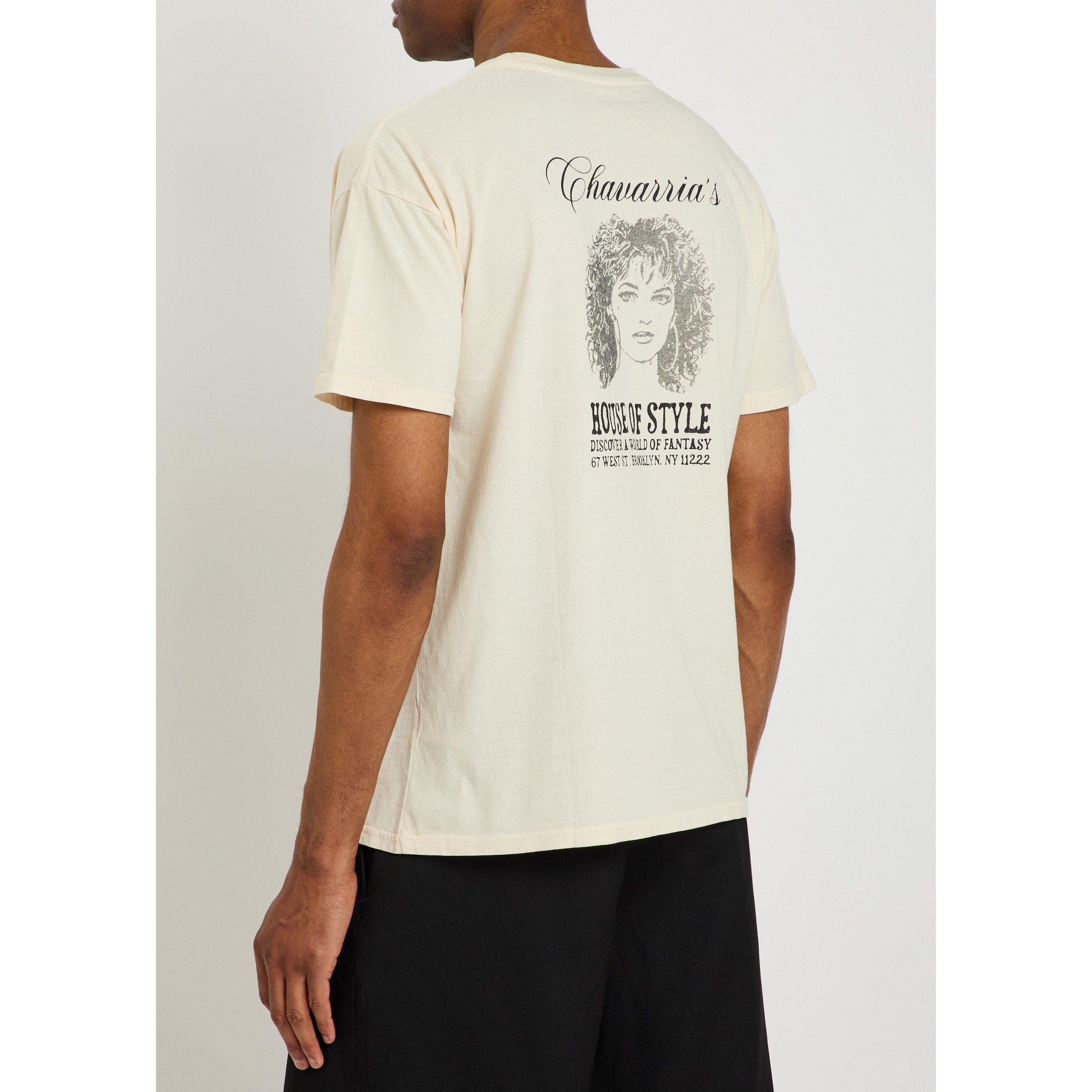 WHITE - Willy Chavarria - WC HOUSE OF STYLE EASY TEE - 3