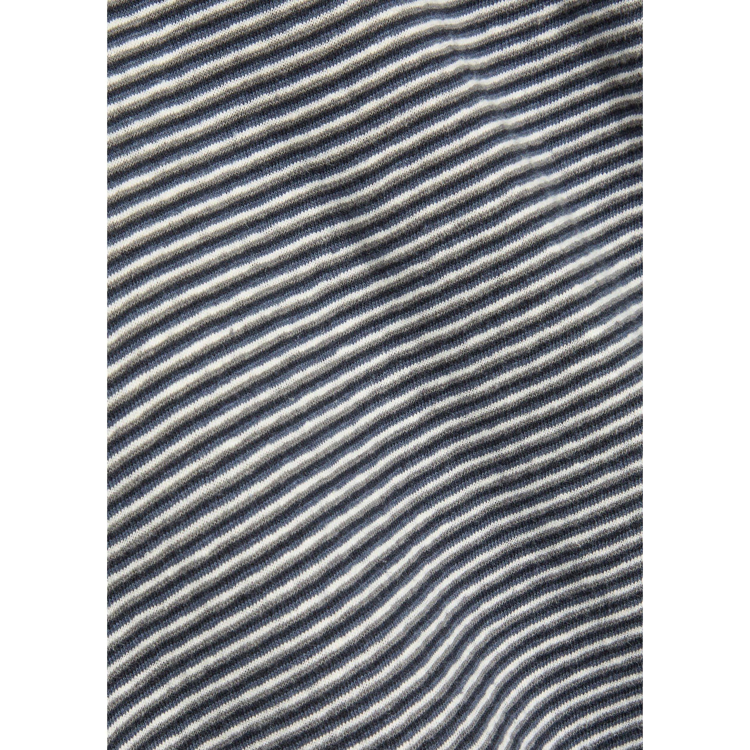 NAVY AND OTHER - Officine Generale - Men's Striped Cotton-Linen Long-Sleeve T-Shirt - 4