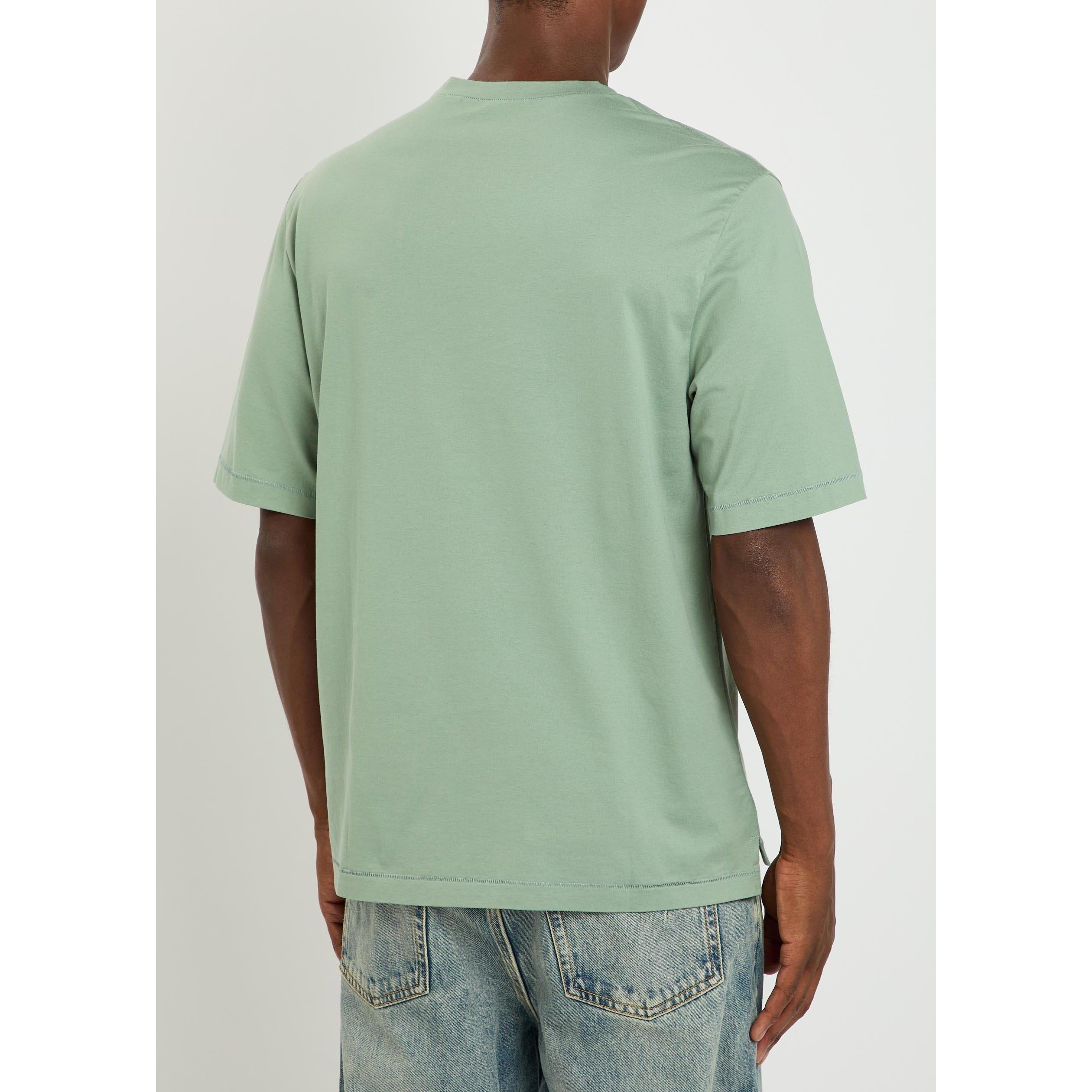 LIGHT GREEN - Officine Generale - OG  BARA MERCERIZED TEE SS - 3