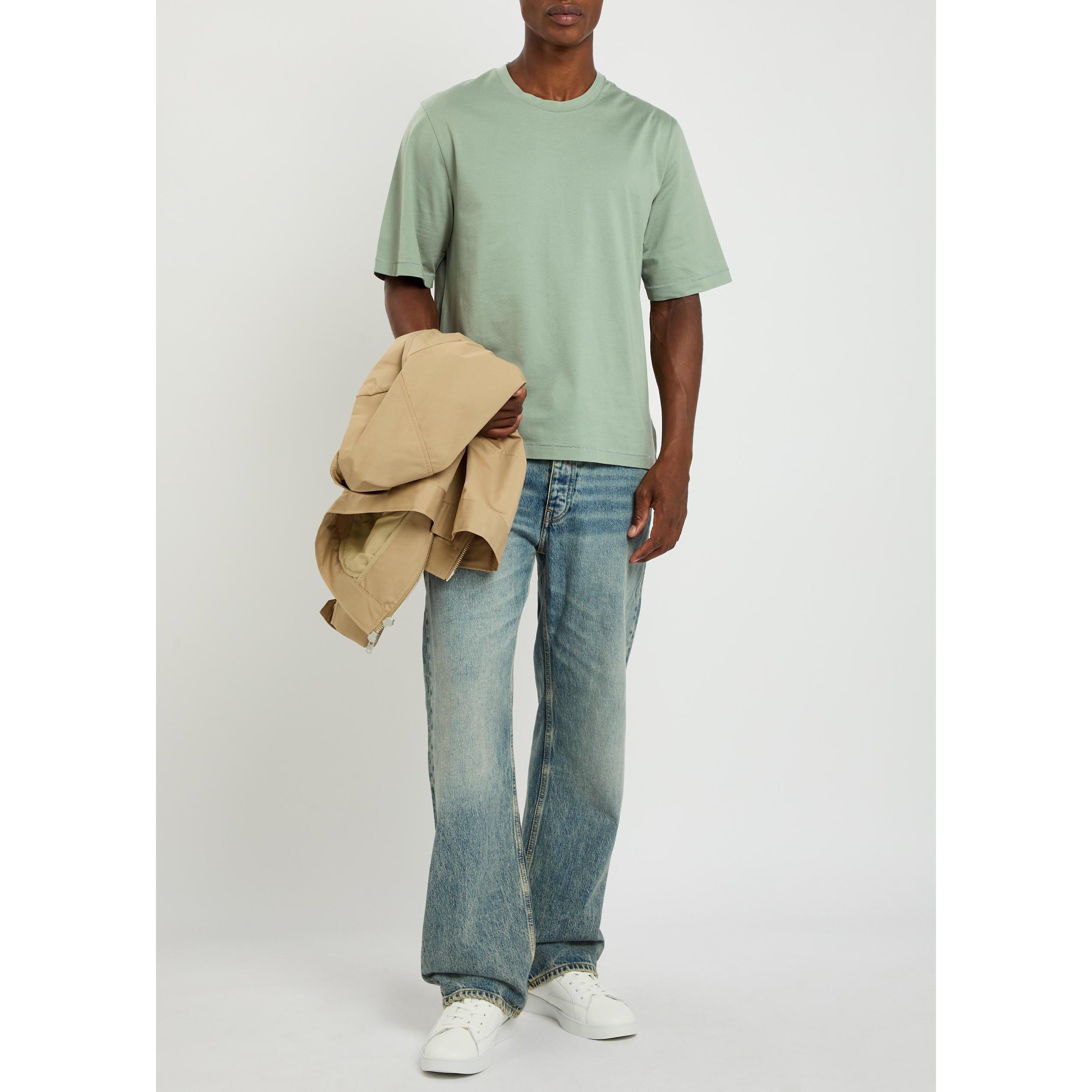 LIGHT GREEN - Officine Generale - OG  BARA MERCERIZED TEE SS - 5