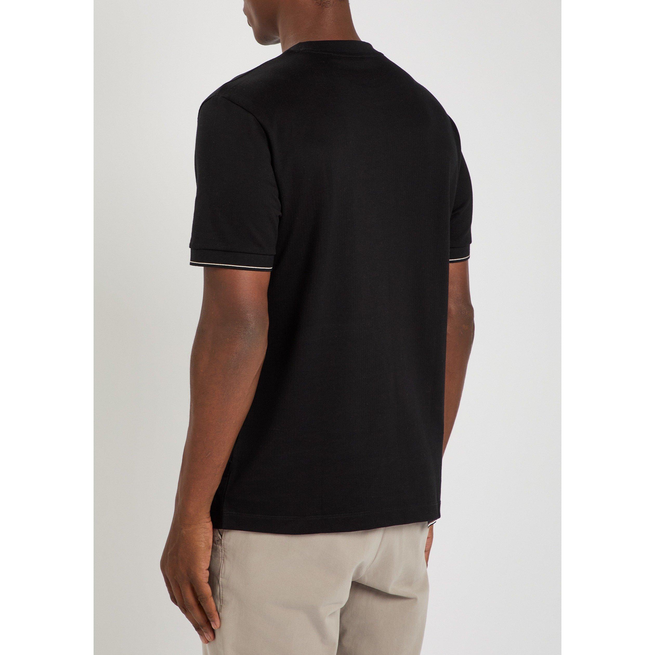 BLACK - Boss - Men's Taut Cotton Short-Sleeve T-Shirt - 3