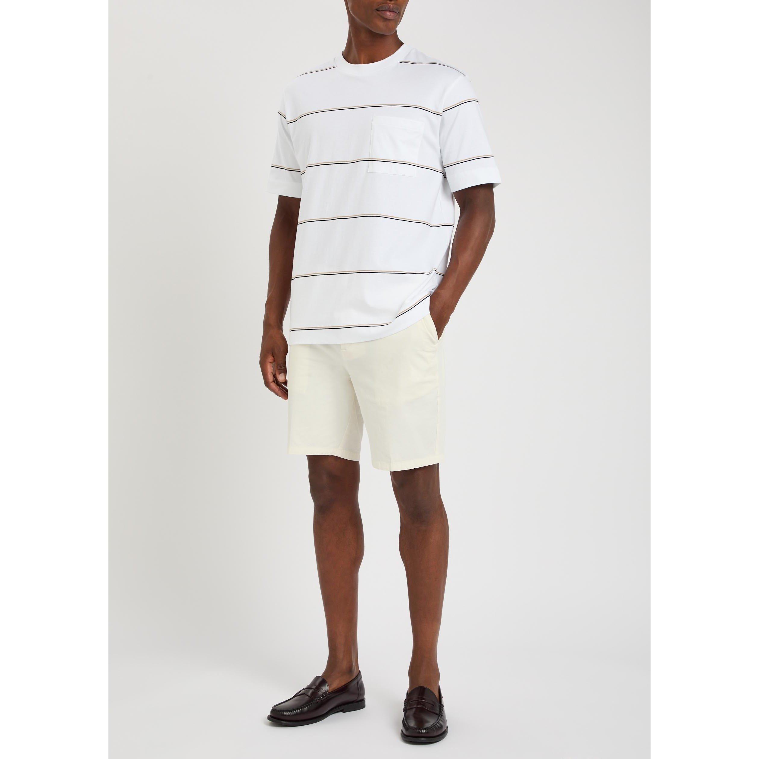 WHITE - Boss - HB TIGERMAN STRIPED TEE SS - 5