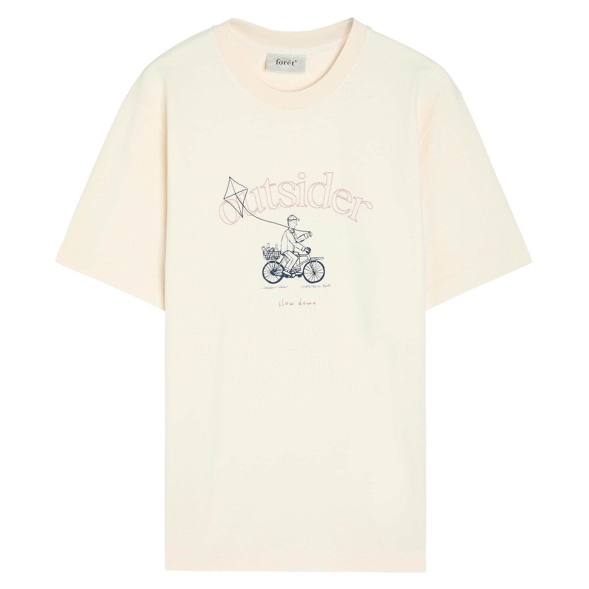 BEIGE - Unknown - FORET CYCLIST TEE SS