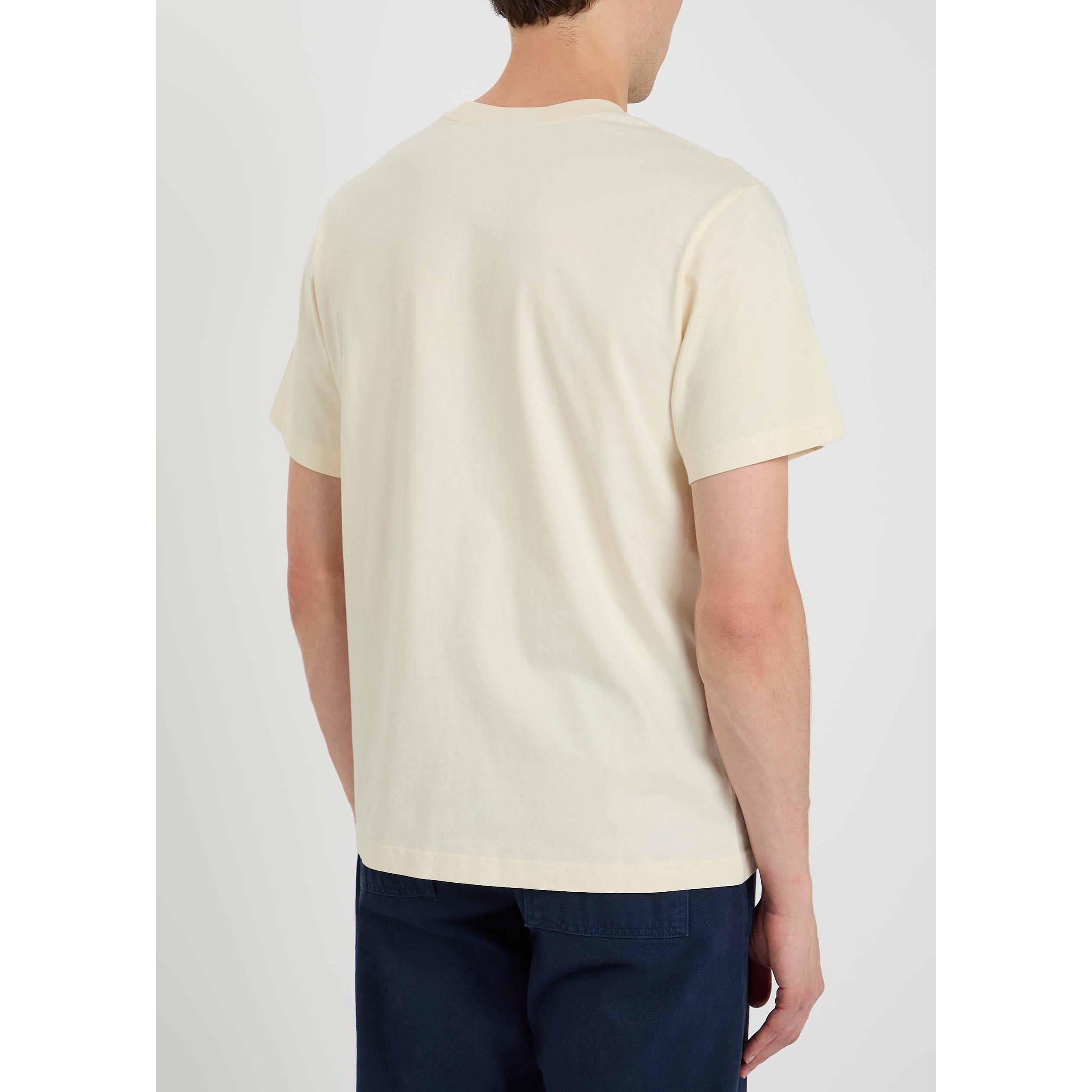 BEIGE - Foret - Men's Cyclist Graphic Cotton Short-Sleeve T-Shirt - 3