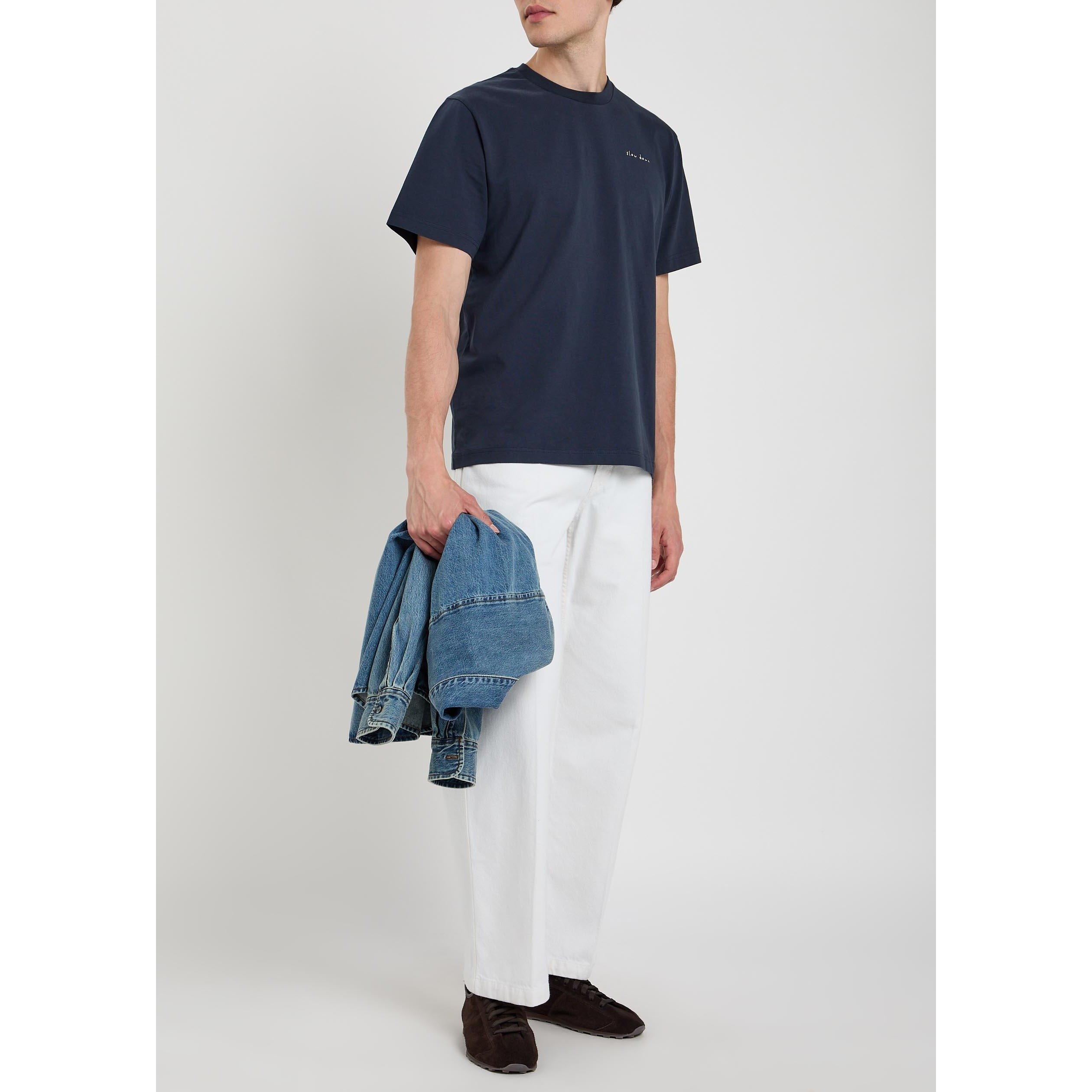 NAVY - Foret - Men's Forét Pocket Cotton Short-Sleeve T-Shirt - 5