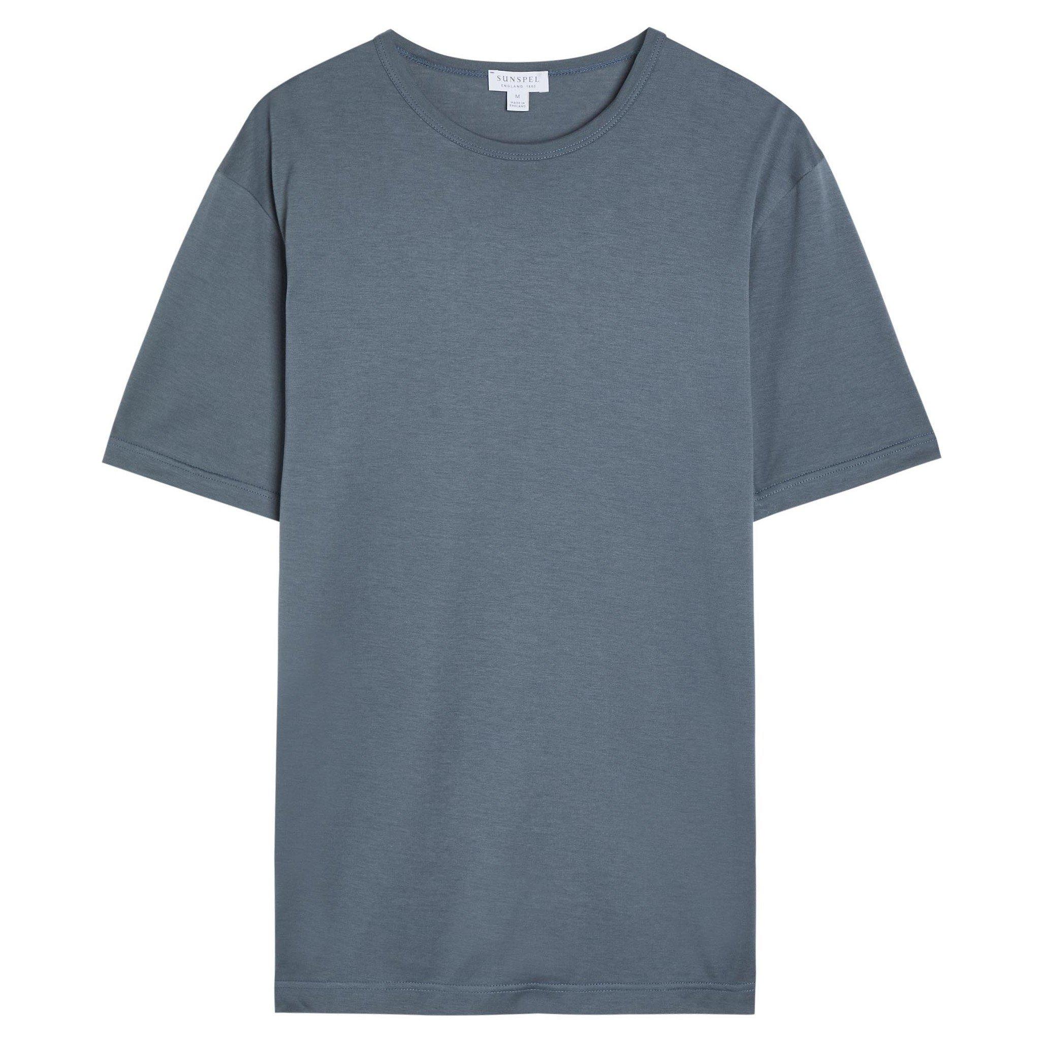 DARK BLUE - Sunspel - SUNSPEL SS TEE