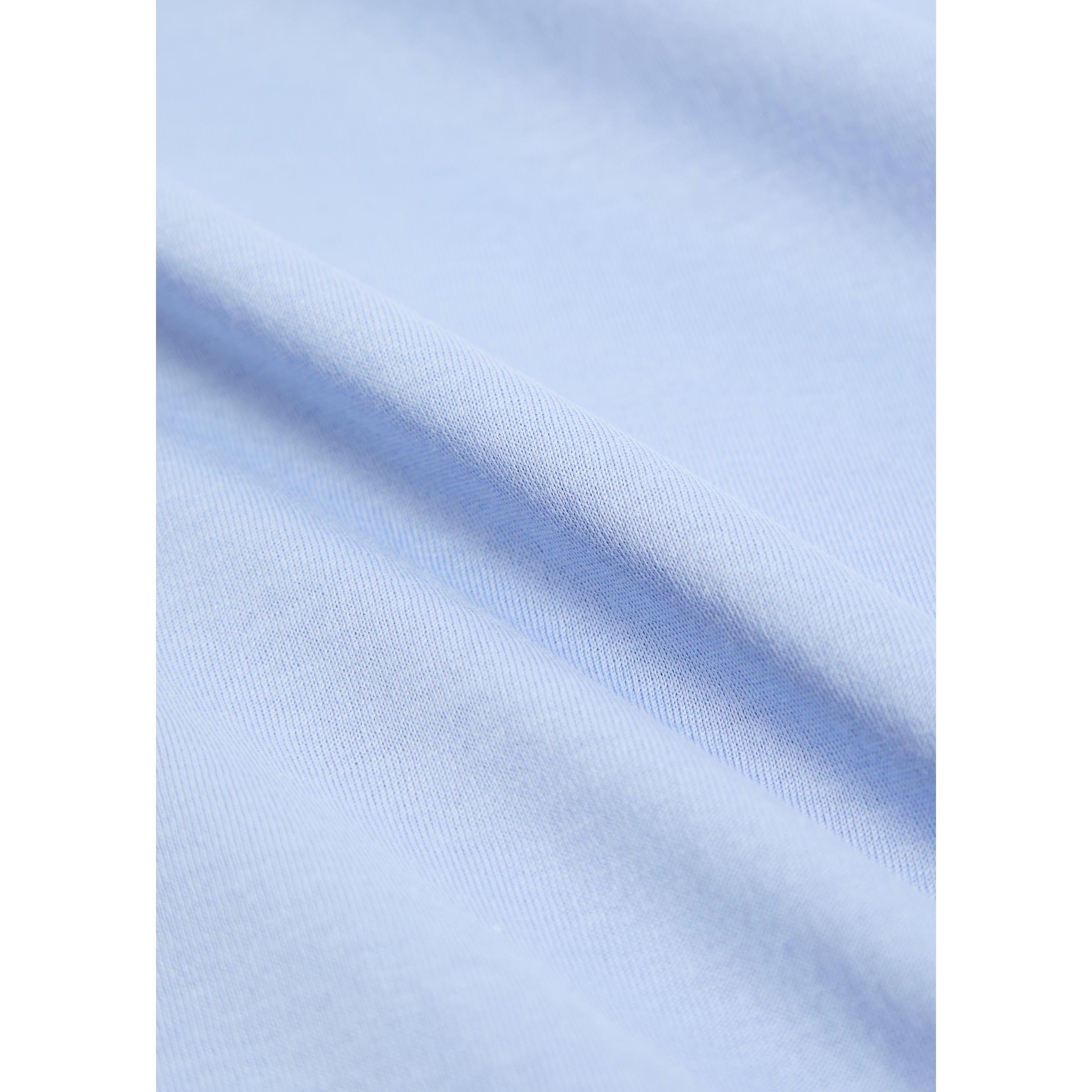 LIGHT BLUE - Sunspel - Men's Cotton Short-Sleeve T-Shirt - 4