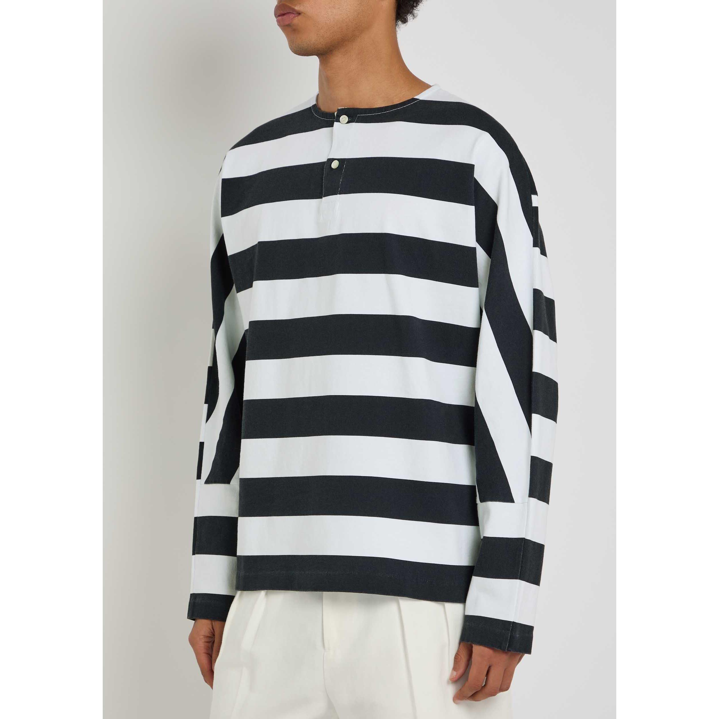 WHITE AND BLUE - Jacquemus - JAC LE TSHIRT MARINIERE SS - 2