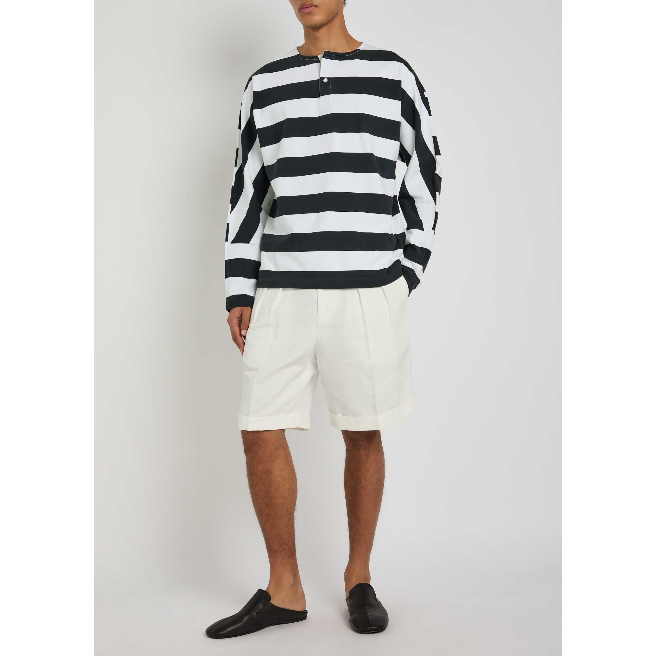 WHITE AND BLUE - Jacquemus - JAC LE TSHIRT MARINIERE SS - 5