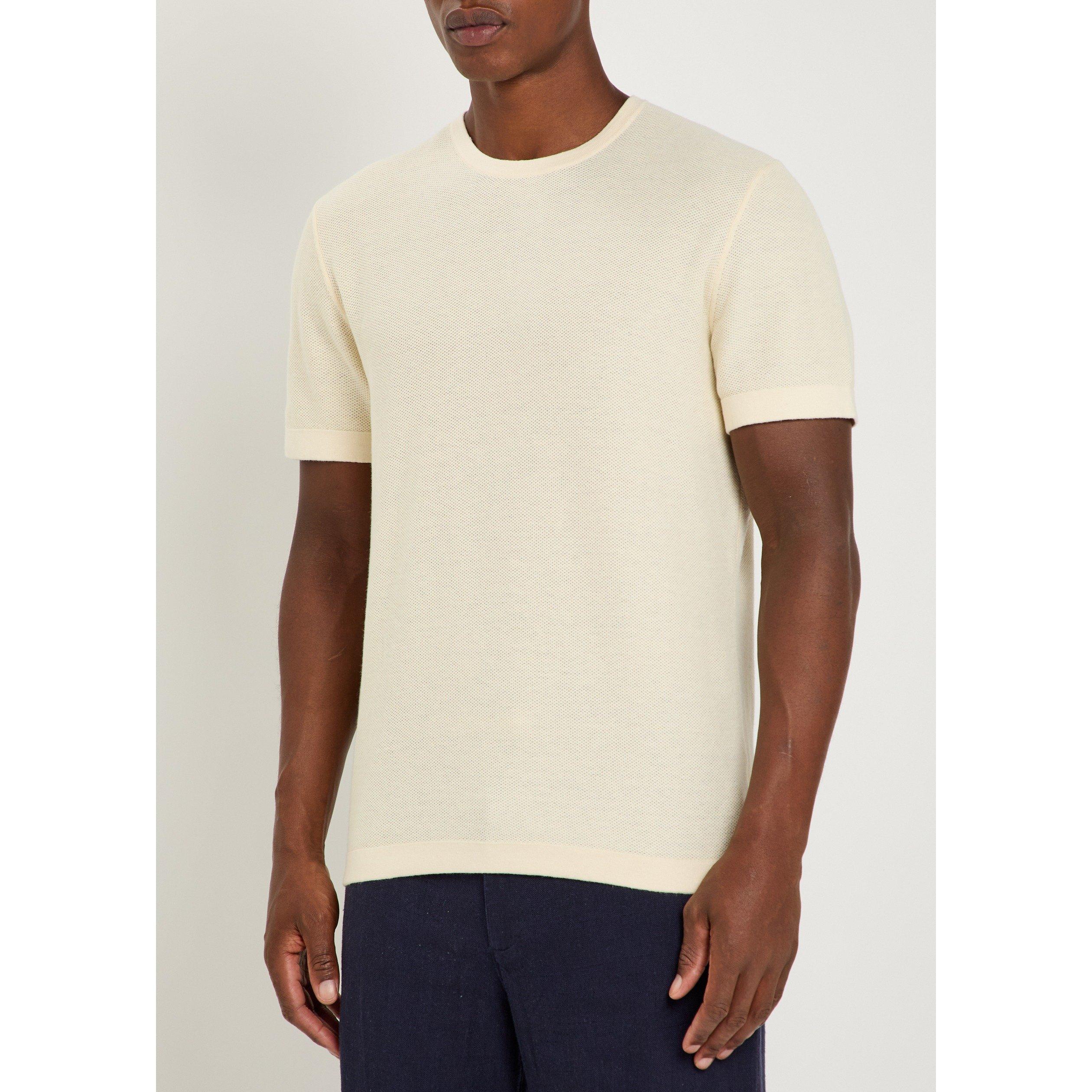 ECRU - Paige - Men's Brimmer Crew-Neck Short-Sleeve Cotton-Linen T-Shirt - 2