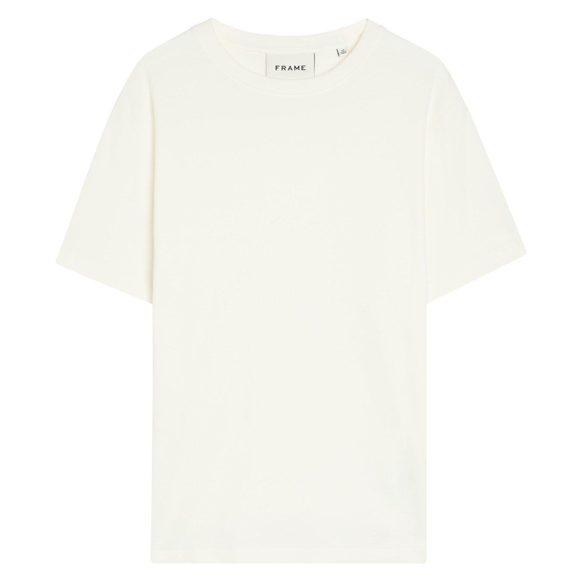 WHITE - Frame - FRAME DUE FOLD TEE SS