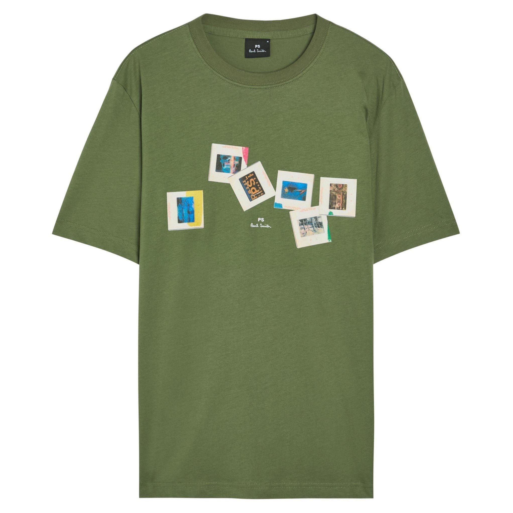 GREEN - PS Paul Smith - PS SLIDES GRAPHIC TEE SS