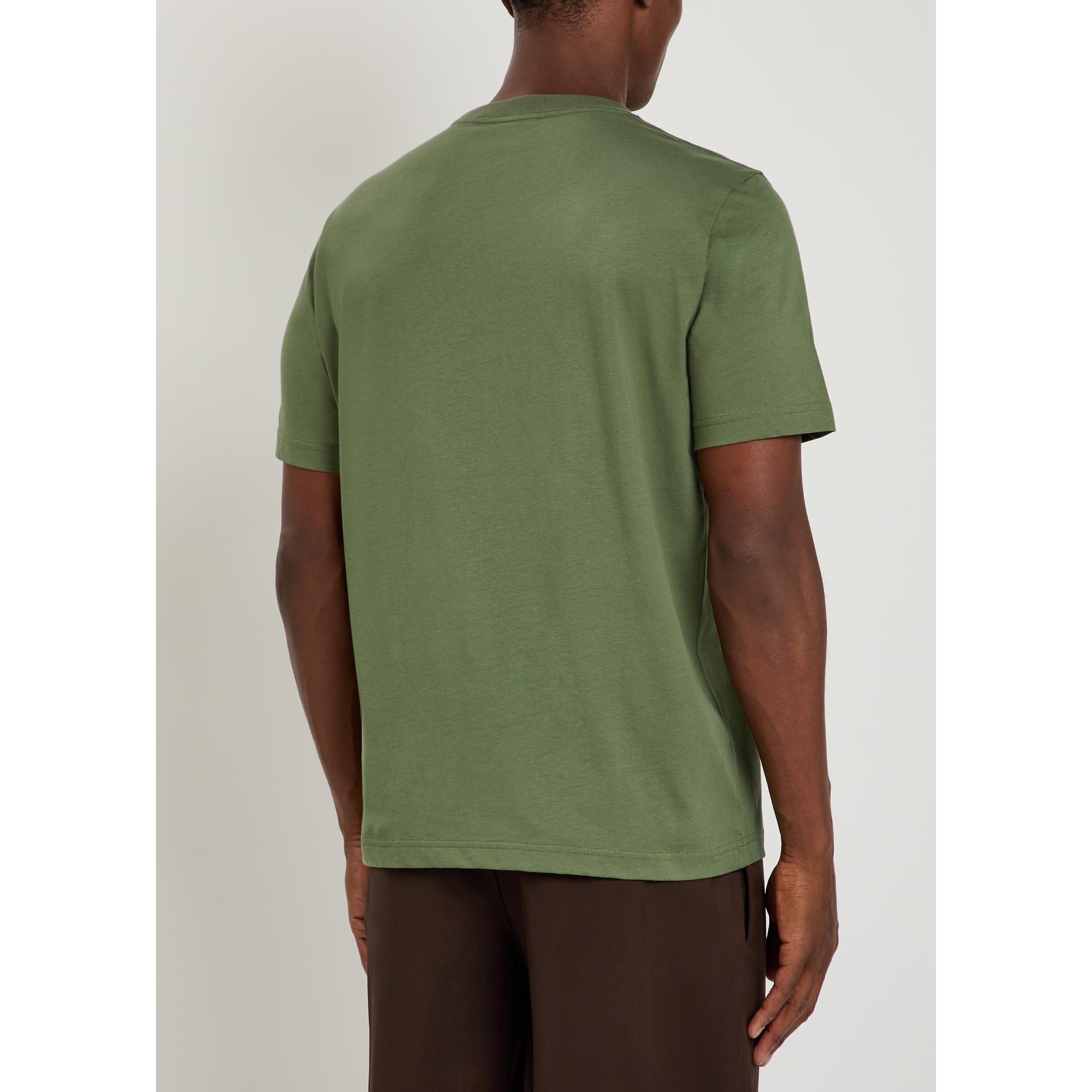 GREEN - PS Paul Smith - Men's Slides Graphic Cotton Short-Sleeve T-Shirt - 3