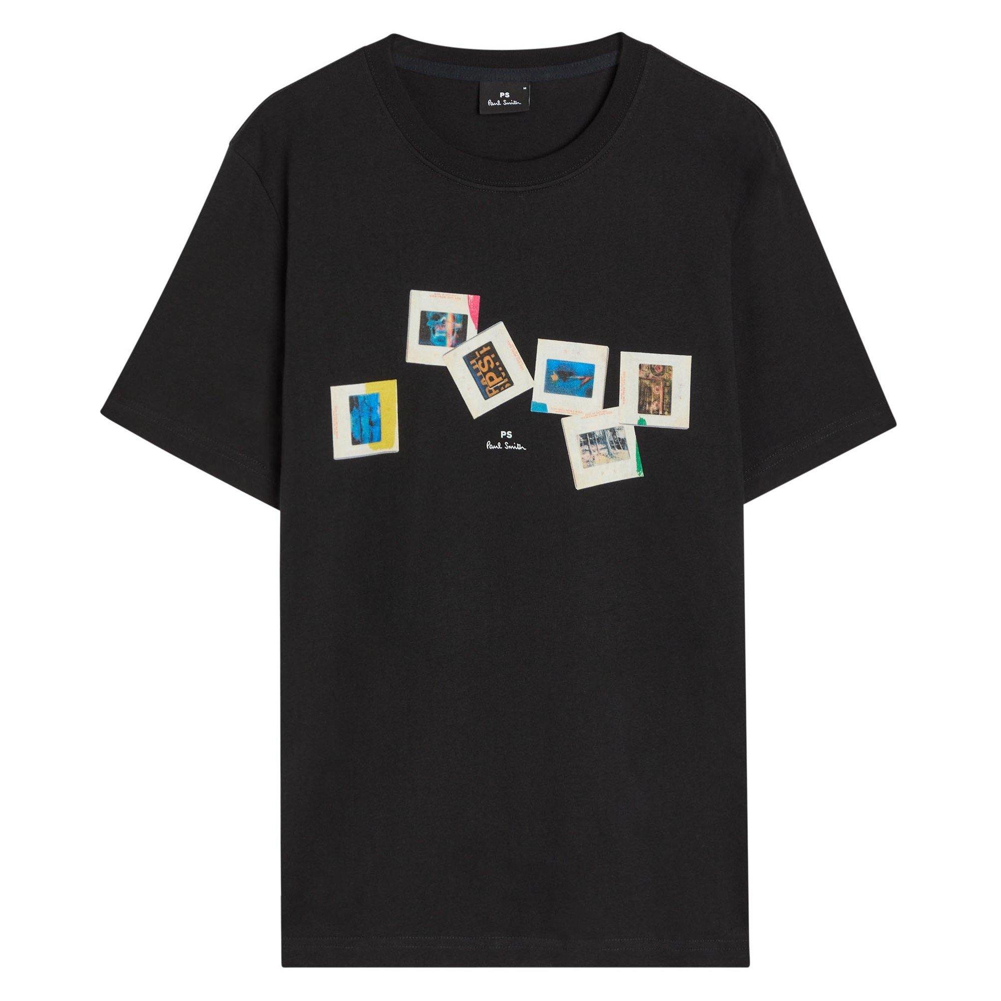 BLACK - PS Paul Smith - PS SLIDES GRAPHIC TEE SS