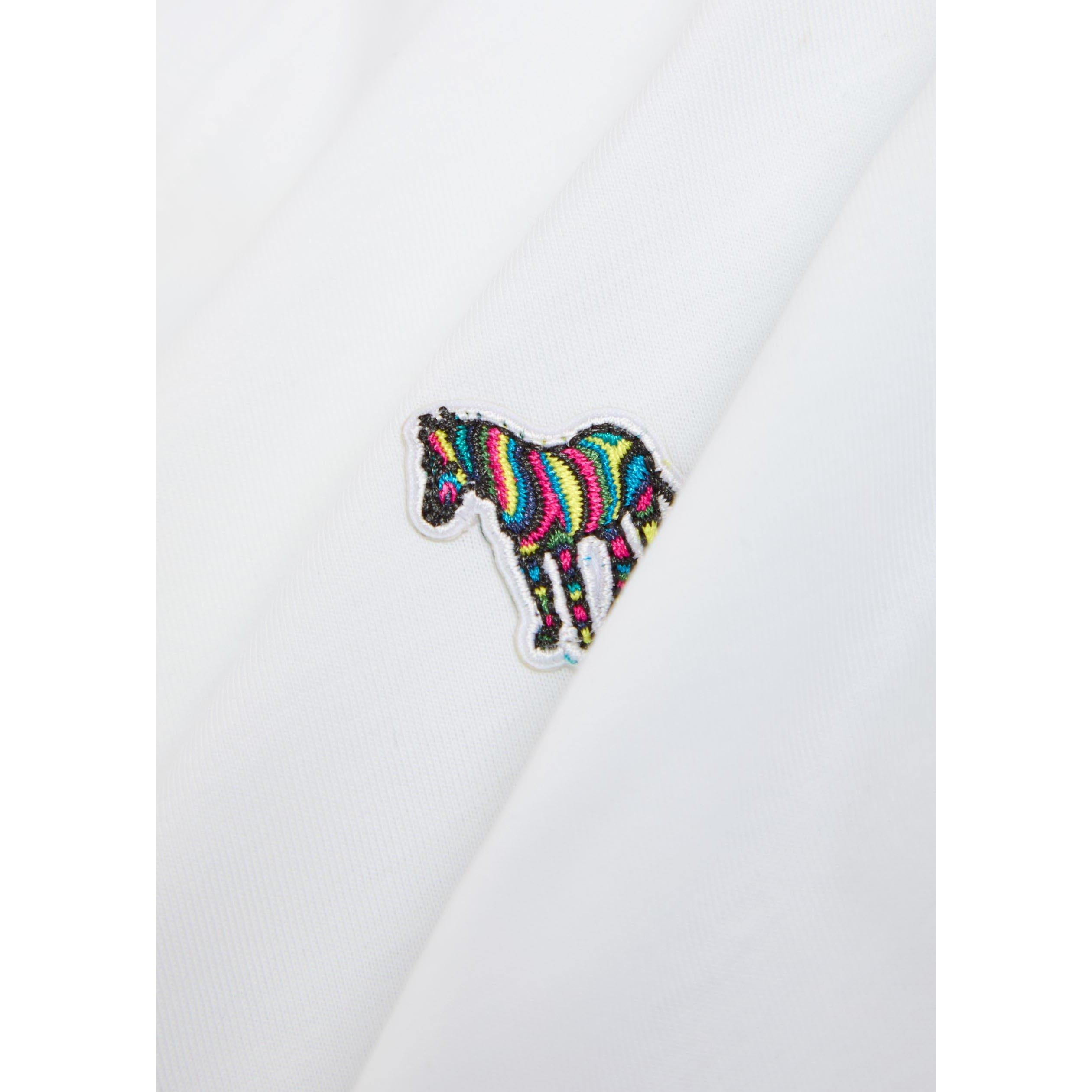 WHITE - PS Paul Smith - Men's Zebra Logo Cotton Short-Sleeve T-Shirt - 4