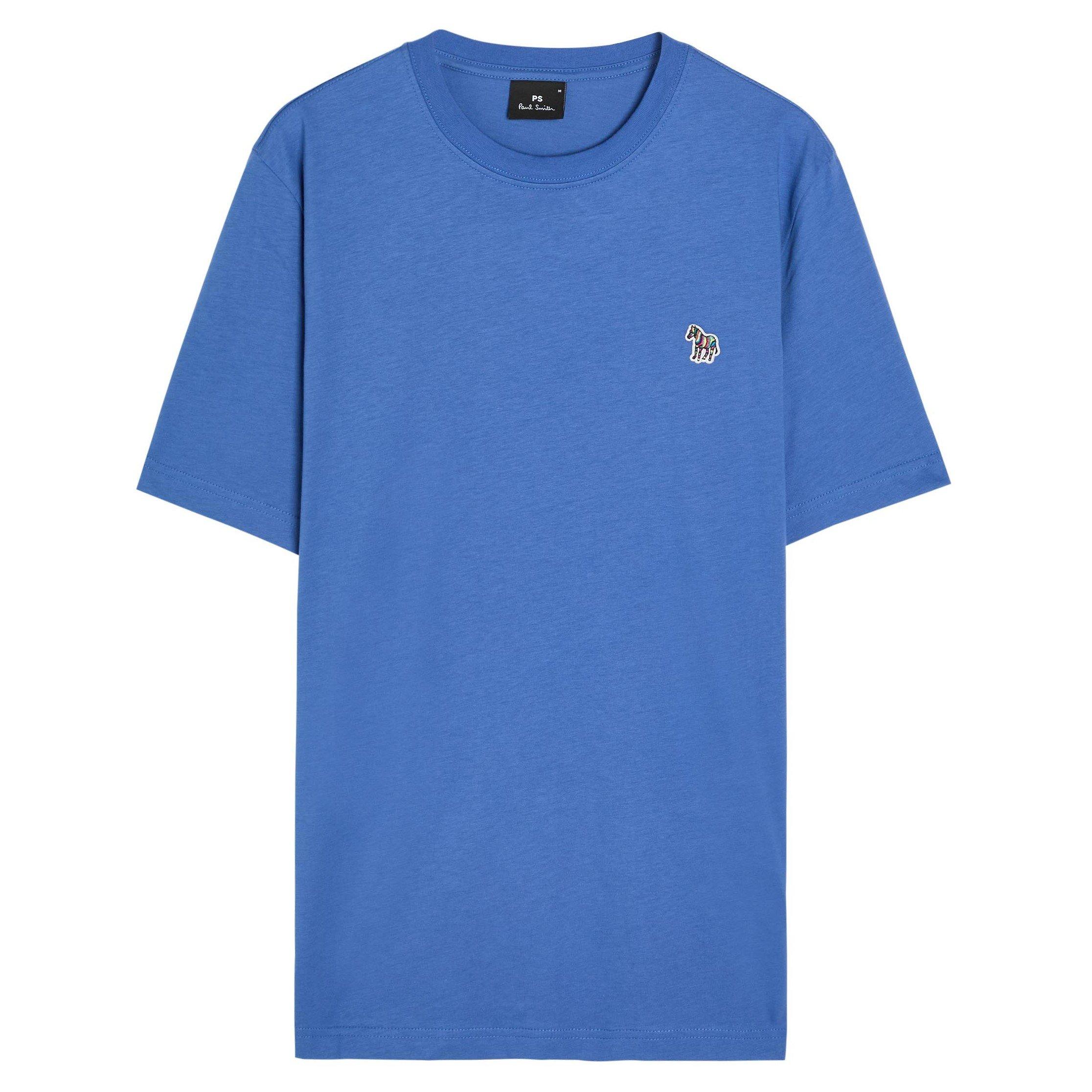 BLUE - PS Paul Smith - PS ZEBRA LOGO TEE SS