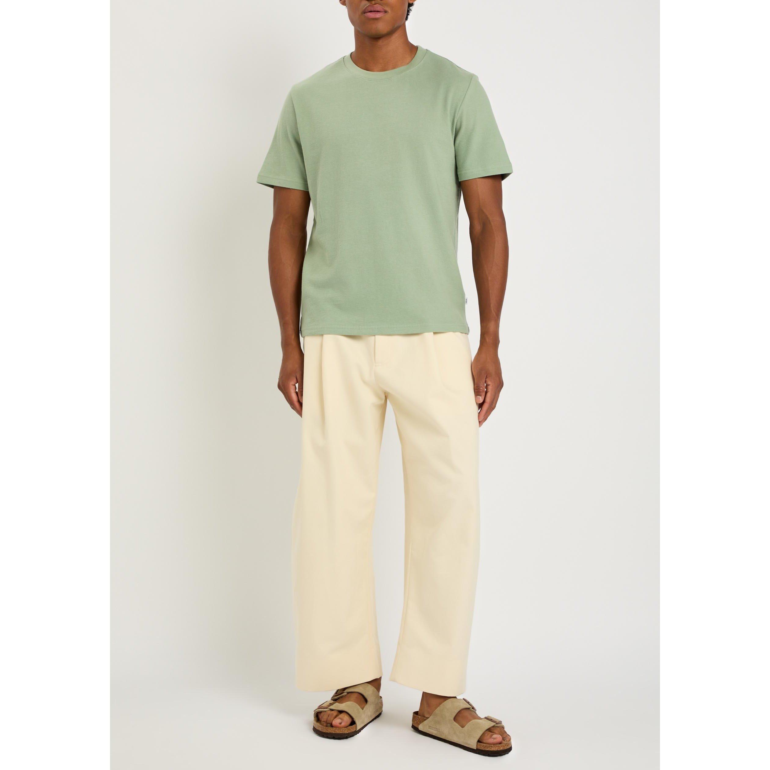 SAGE - Wax London - Men's Dean Short-Sleeve Cotton T-Shirt - 5