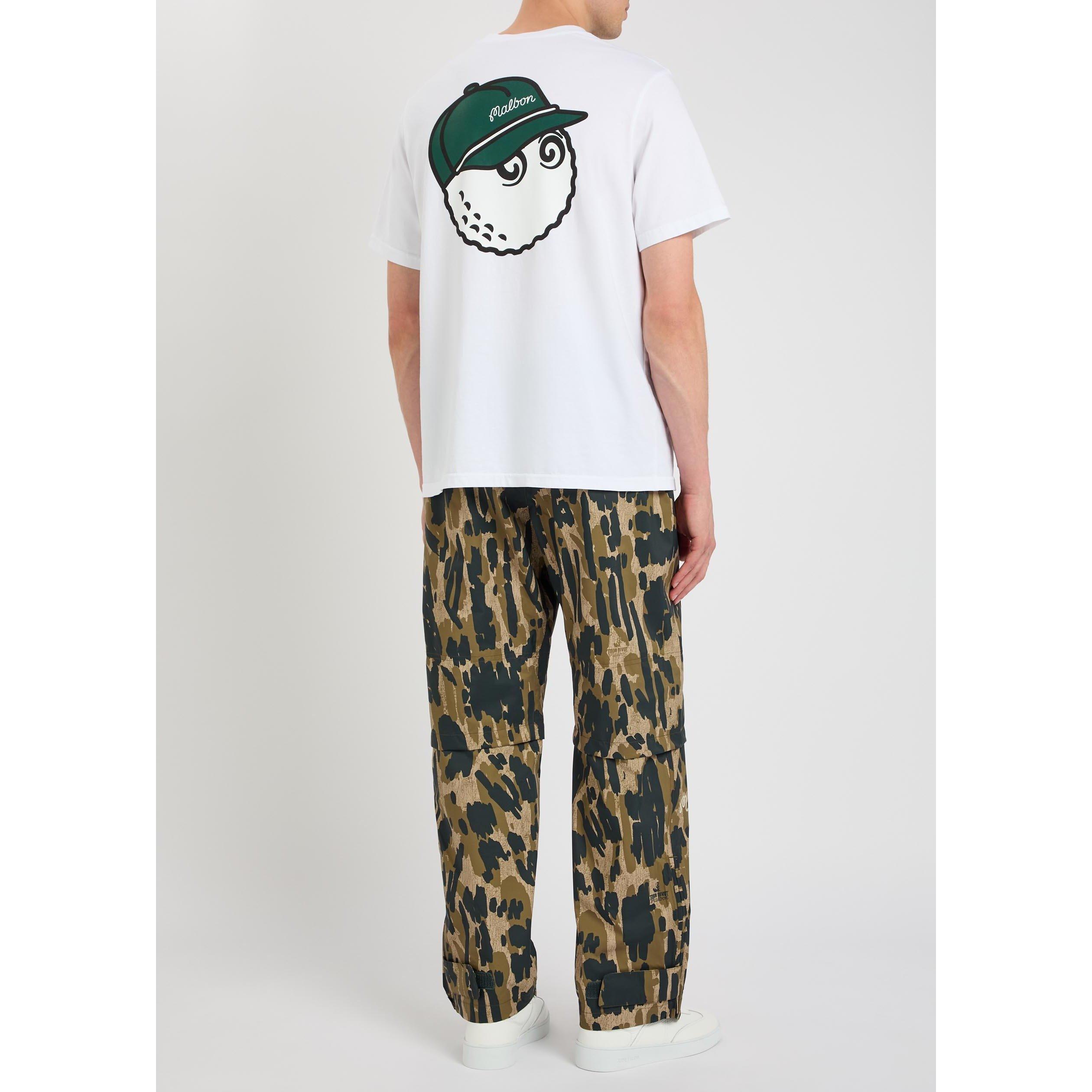 WHITE - Malbon - Men's Baldwin Cotton T-Shirt - 5