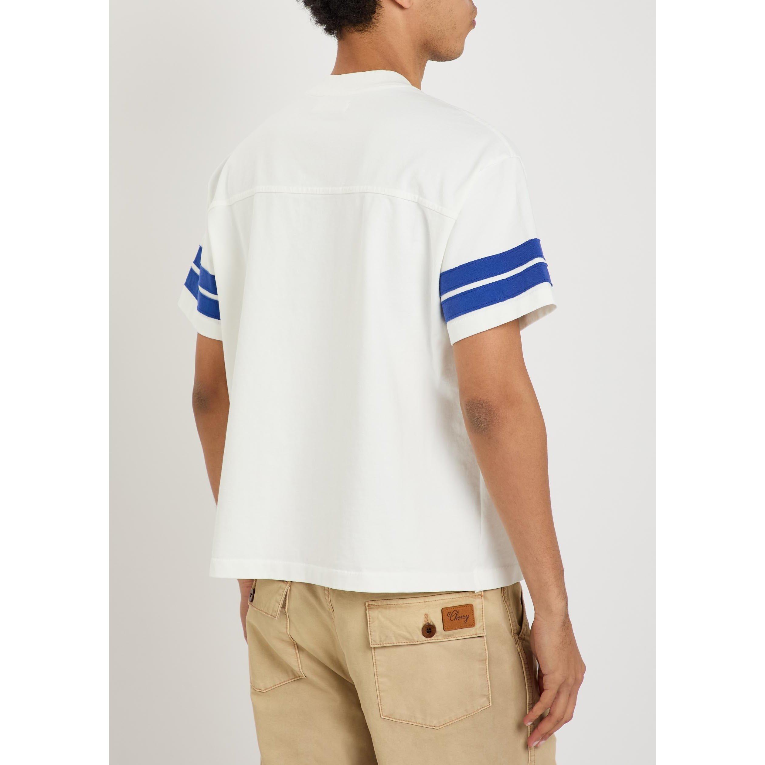 WHITE - Cherry LA - CH APPLIQUE FOOTBALL JERSEY - 3