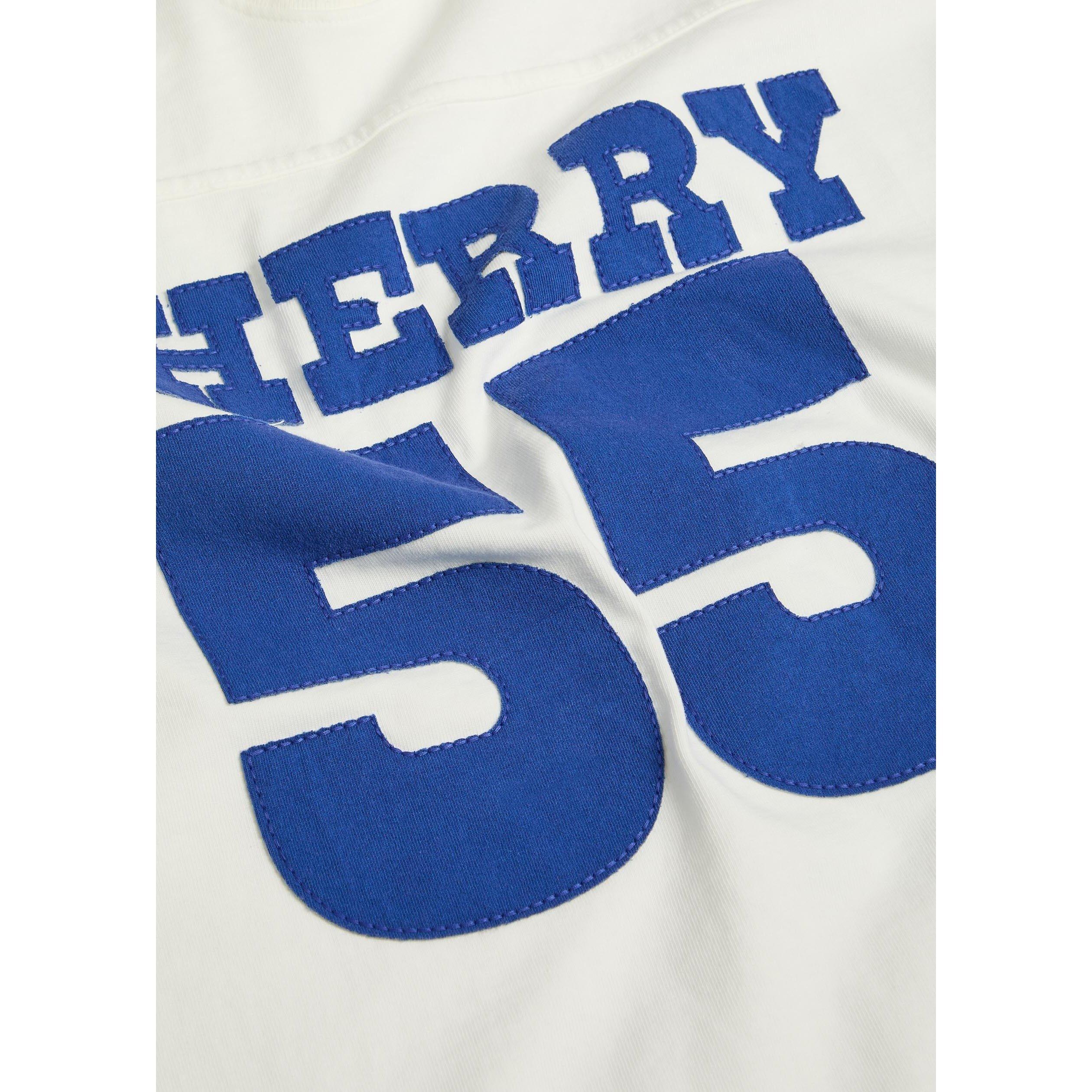 WHITE - Cherry LA - CH APPLIQUE FOOTBALL JERSEY - 4