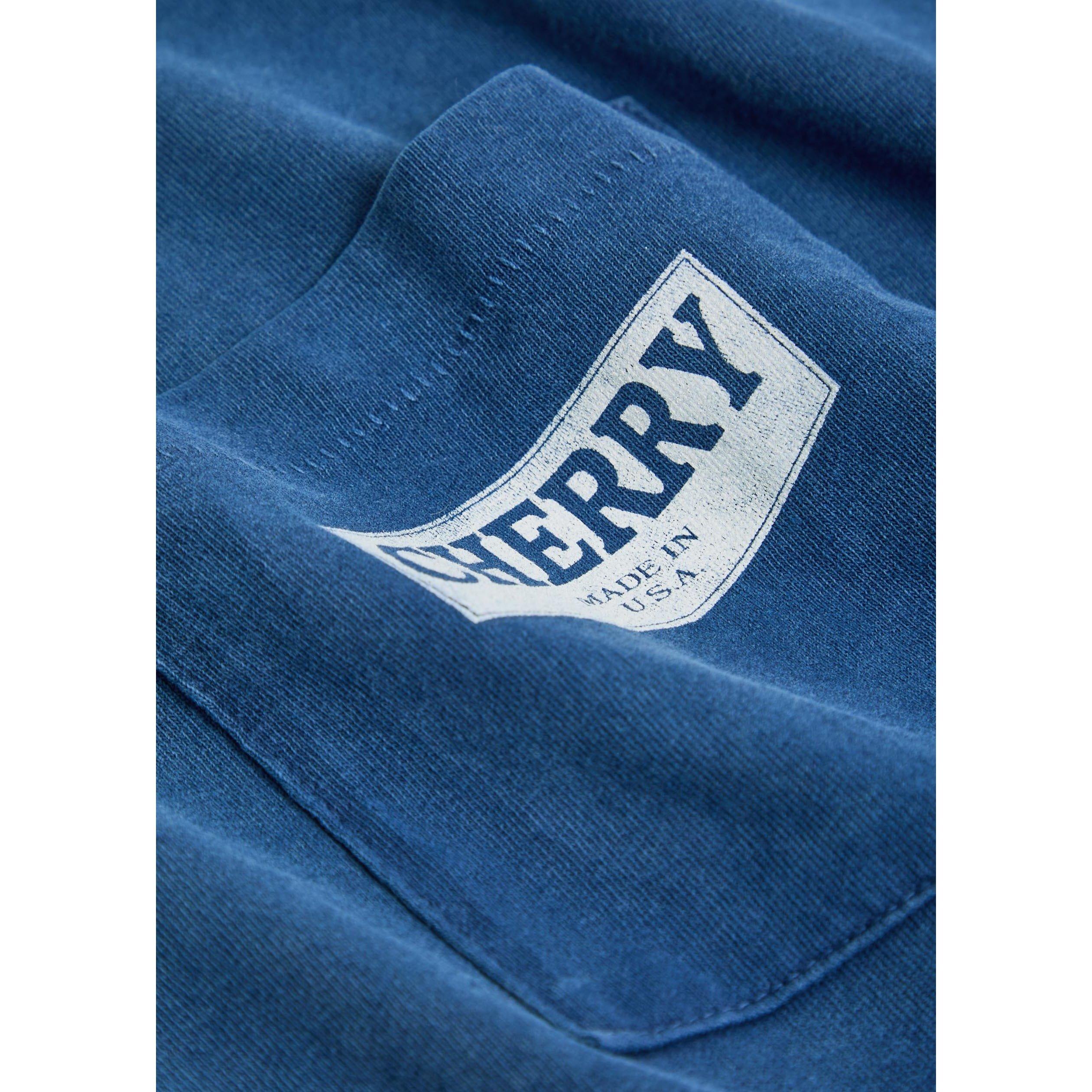 NAVY - Cherry LA - CH CHEVRON BOXY POCKET TEE - 4