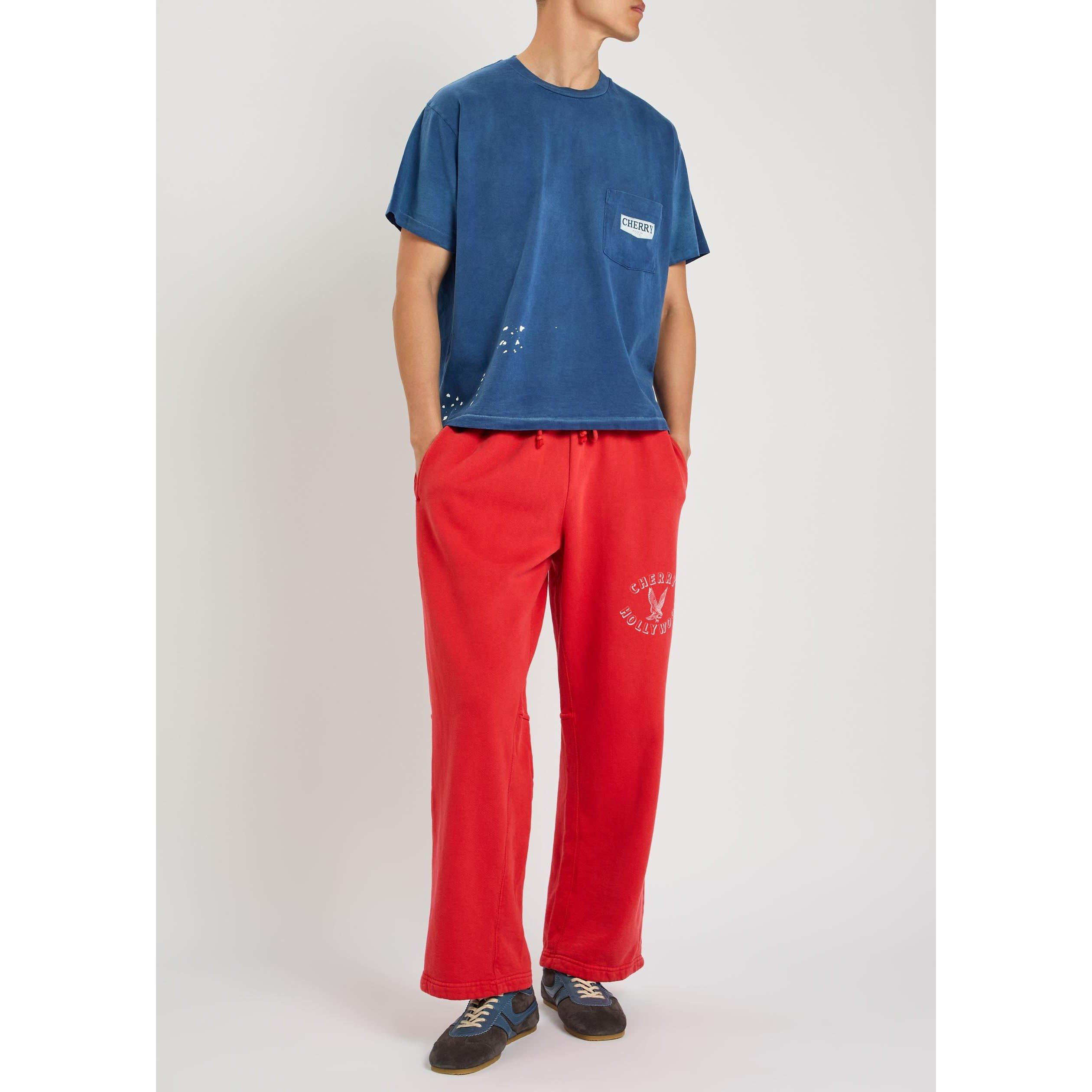 NAVY - Cherry LA - CH CHEVRON BOXY POCKET TEE - 5