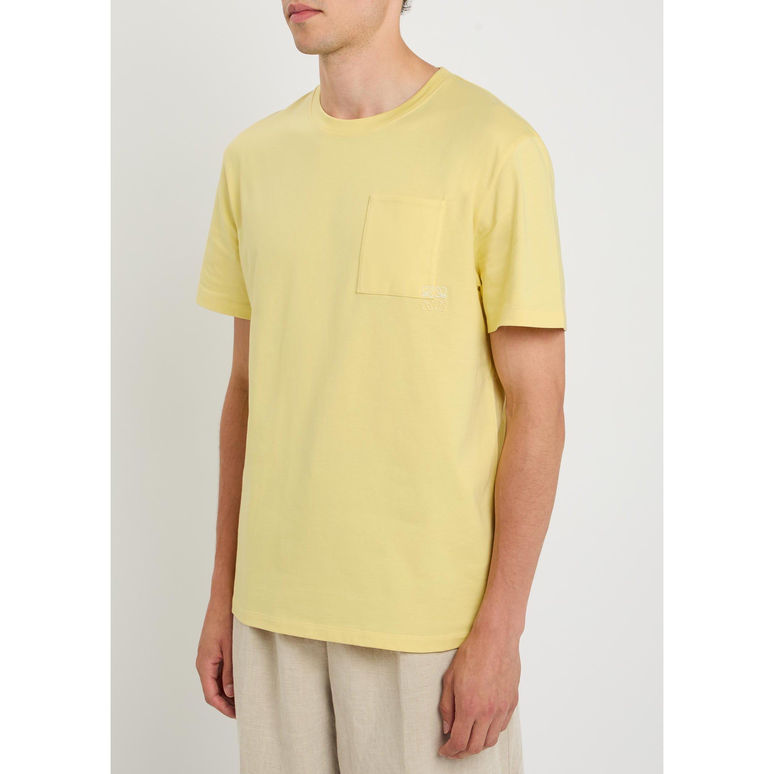 YELLOW - Loewe - Men's Cotton Short-Sleeve T-Shirt - 2