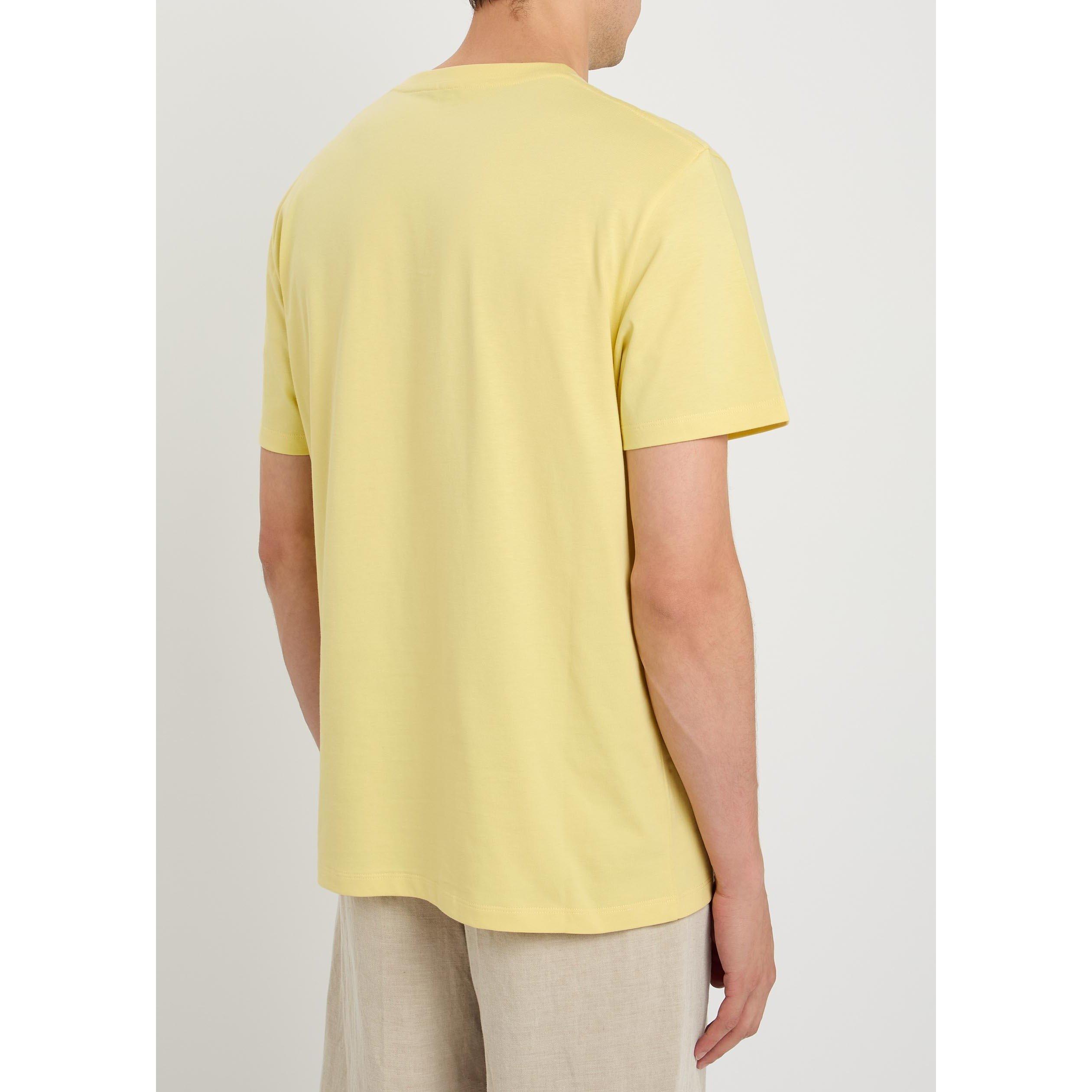 YELLOW - Loewe - Men's Cotton Short-Sleeve T-Shirt - 3
