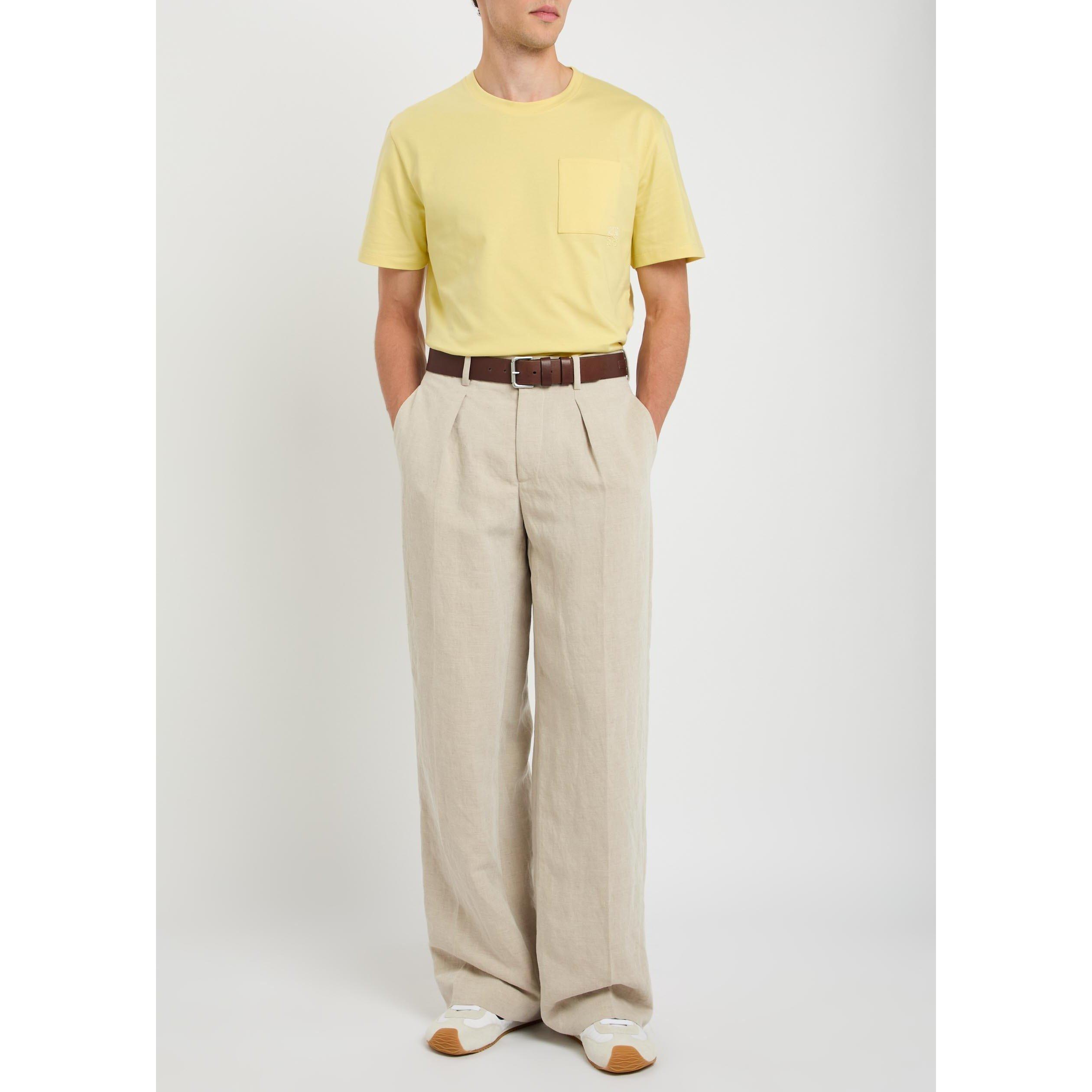 YELLOW - Loewe - Men's Cotton Short-Sleeve T-Shirt - 5