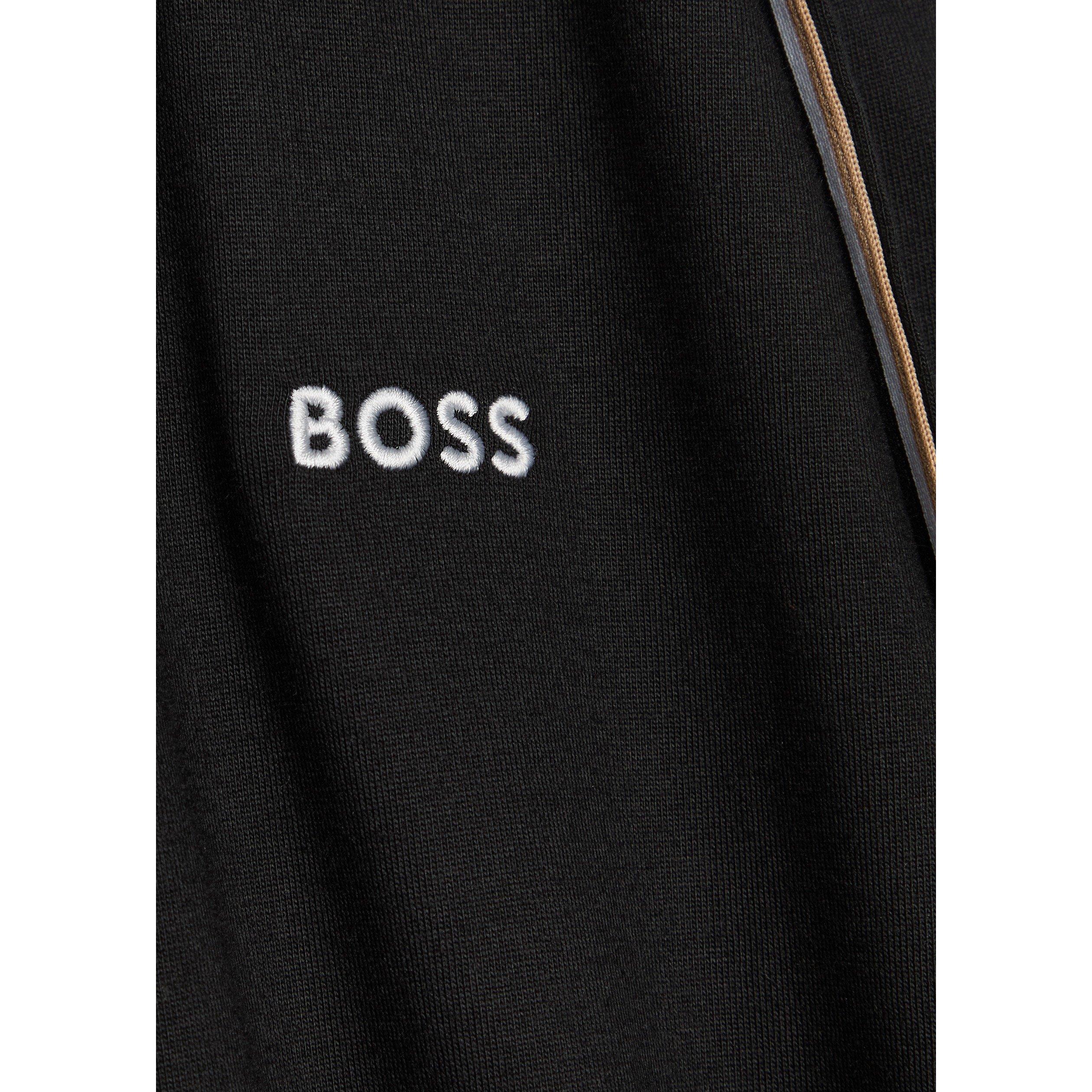 BLACK - Hugo - Men's Iconic Cotton Crew-Neck T-Shirt - 4