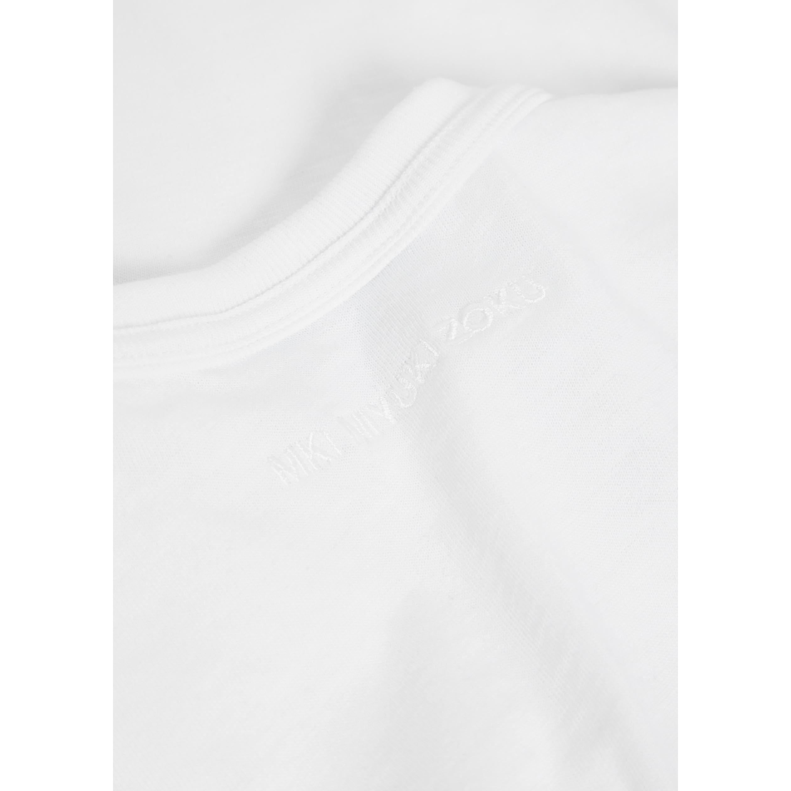 WHITE - MKI MIYUKI ZOKU - Men's Slub Cotton Oversized-Fit Long-Sleeve T-Shirt - 4