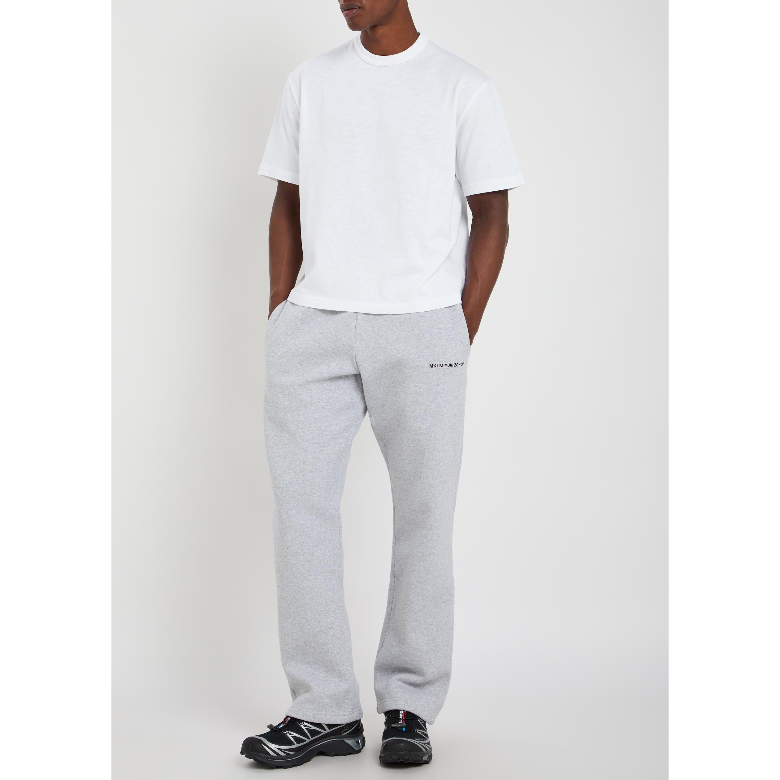 WHITE - MKI MIYUKI ZOKU - Men's Slub Cotton Oversized-Fit Long-Sleeve T-Shirt - 5