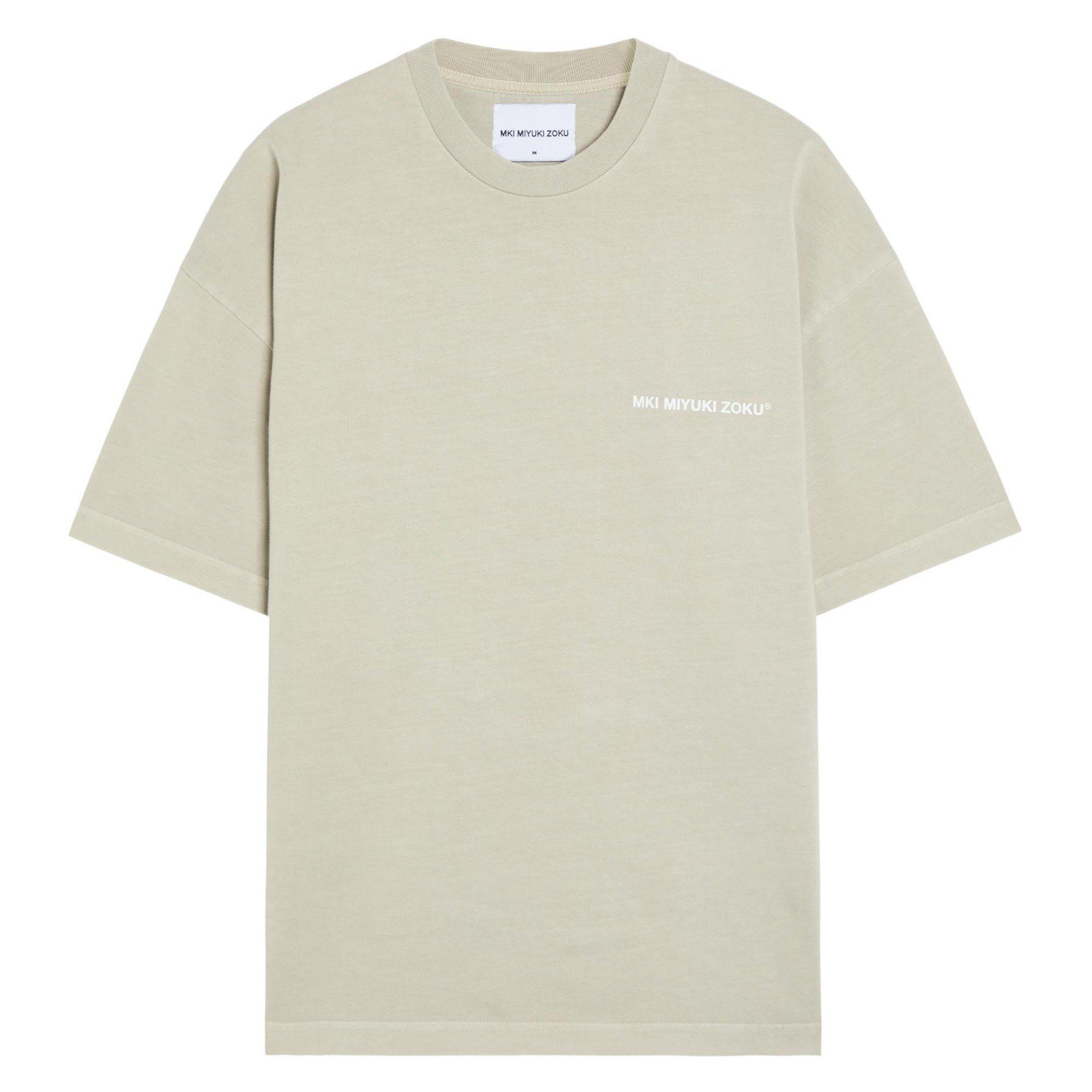 DARK GREY - MKI MIYUKI ZOKU - Men's Uniform Cotton Oversized-Fit T-Shirt - 1
