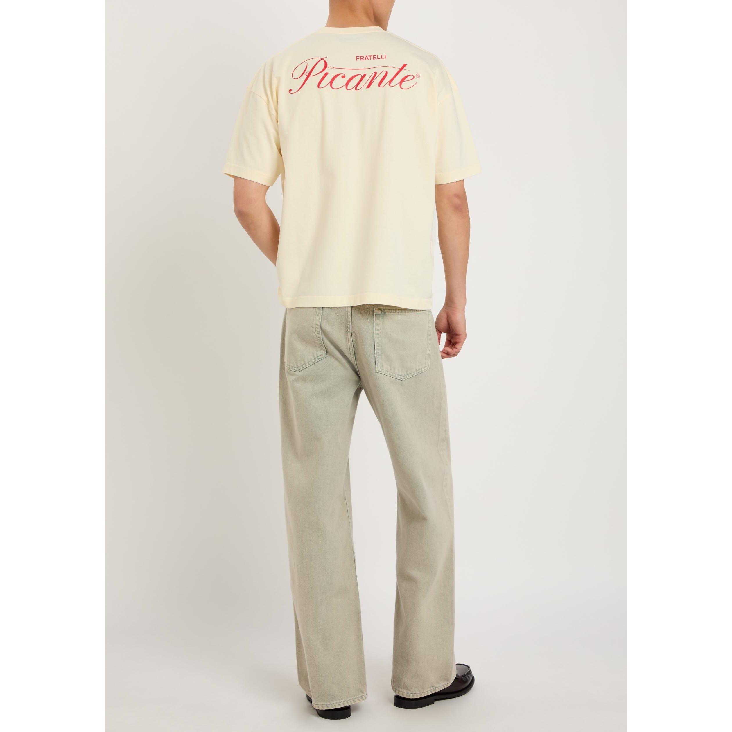 CREAM AND OTHER - PICANTE - Men's Tailor Cotton Short-Sleeve T-Shirt - 5