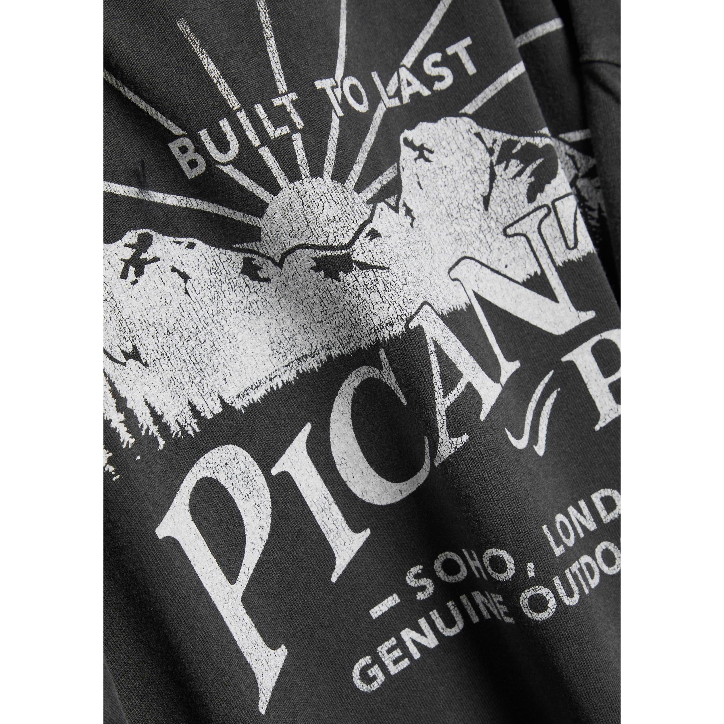 BLACK OTHER - PICANTE - Men's Peaks Patch Cotton Graphic T-Shirt - 4