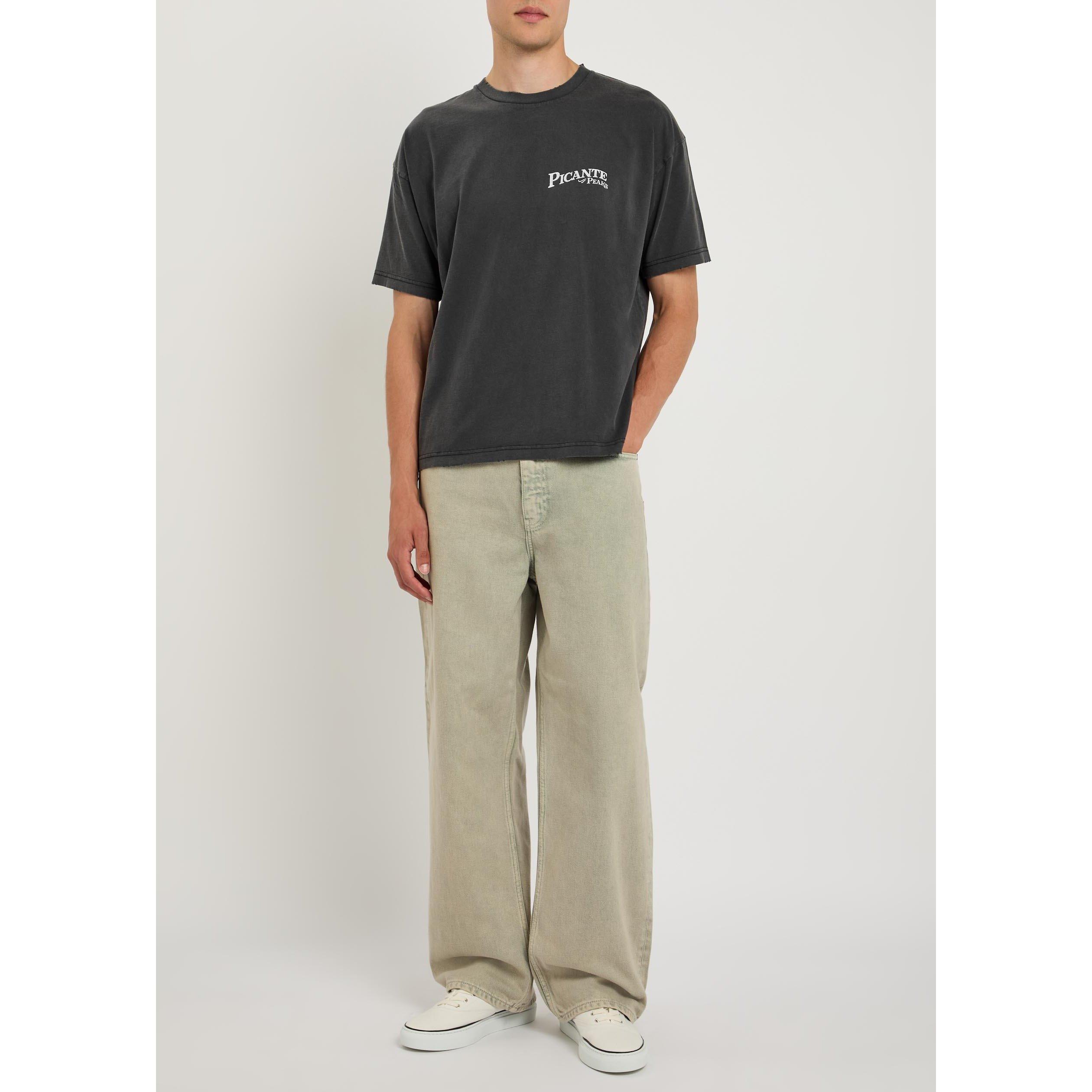 BLACK OTHER - PICANTE - Men's Peaks Patch Cotton Graphic T-Shirt - 5